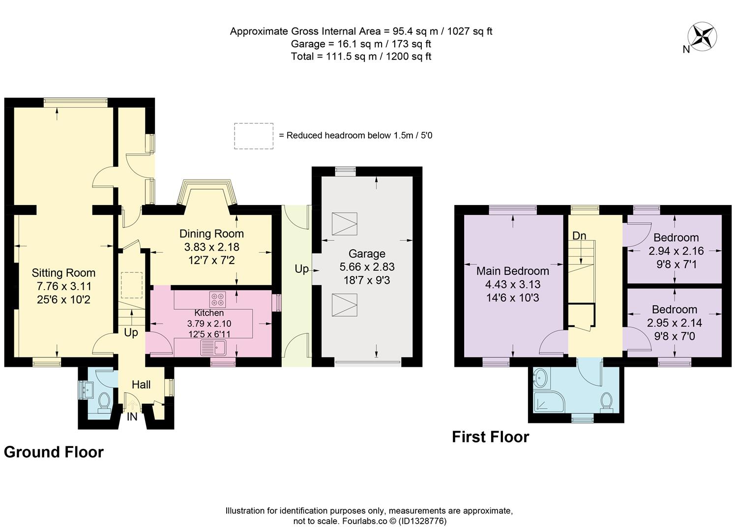 56, Gannicox Road, Stroud floorplan