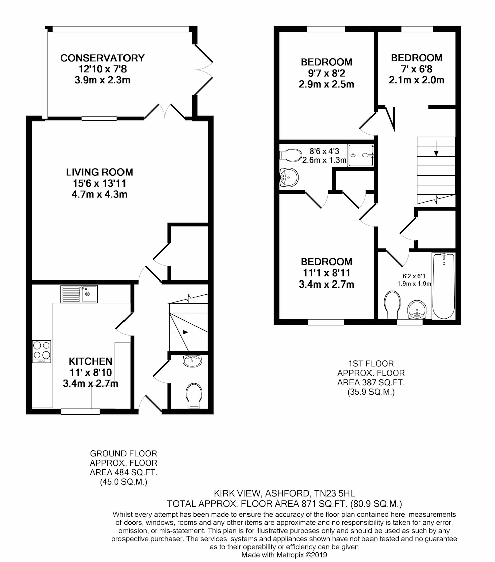 3 Bedrooms Semi-detached house to rent in Kirk View, Singleton, Ashford TN23