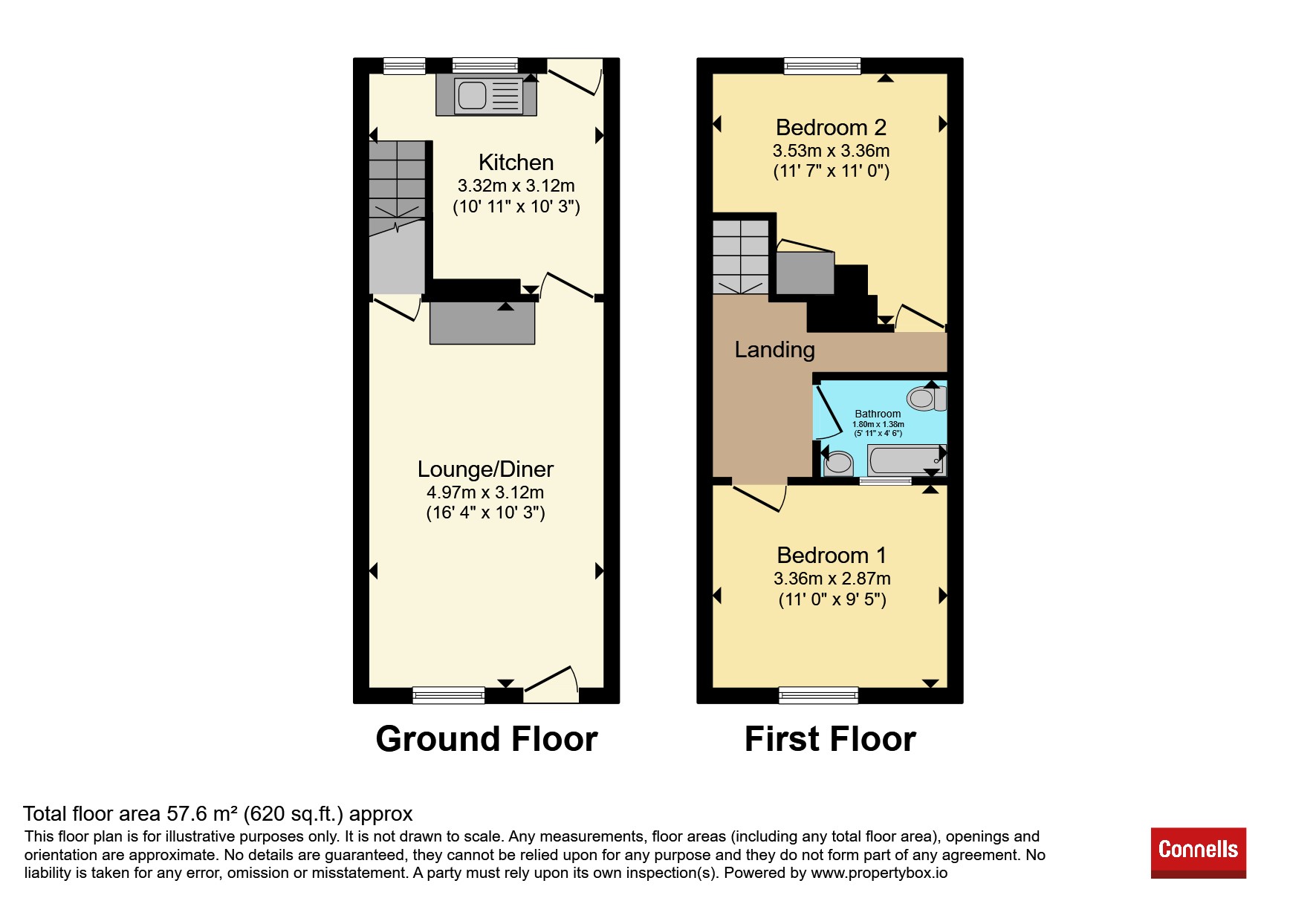 2, Fairview Cottages, High Banks, Maidstone floorplan