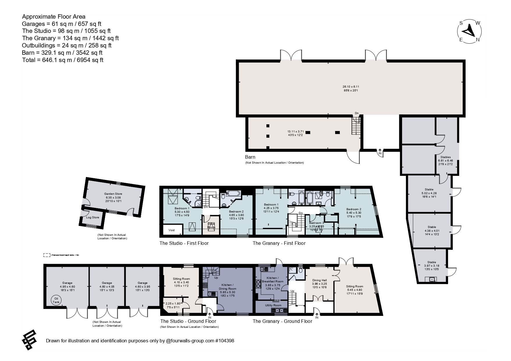 Roundway Farm House,, Roundway, Wiltshire floorplan