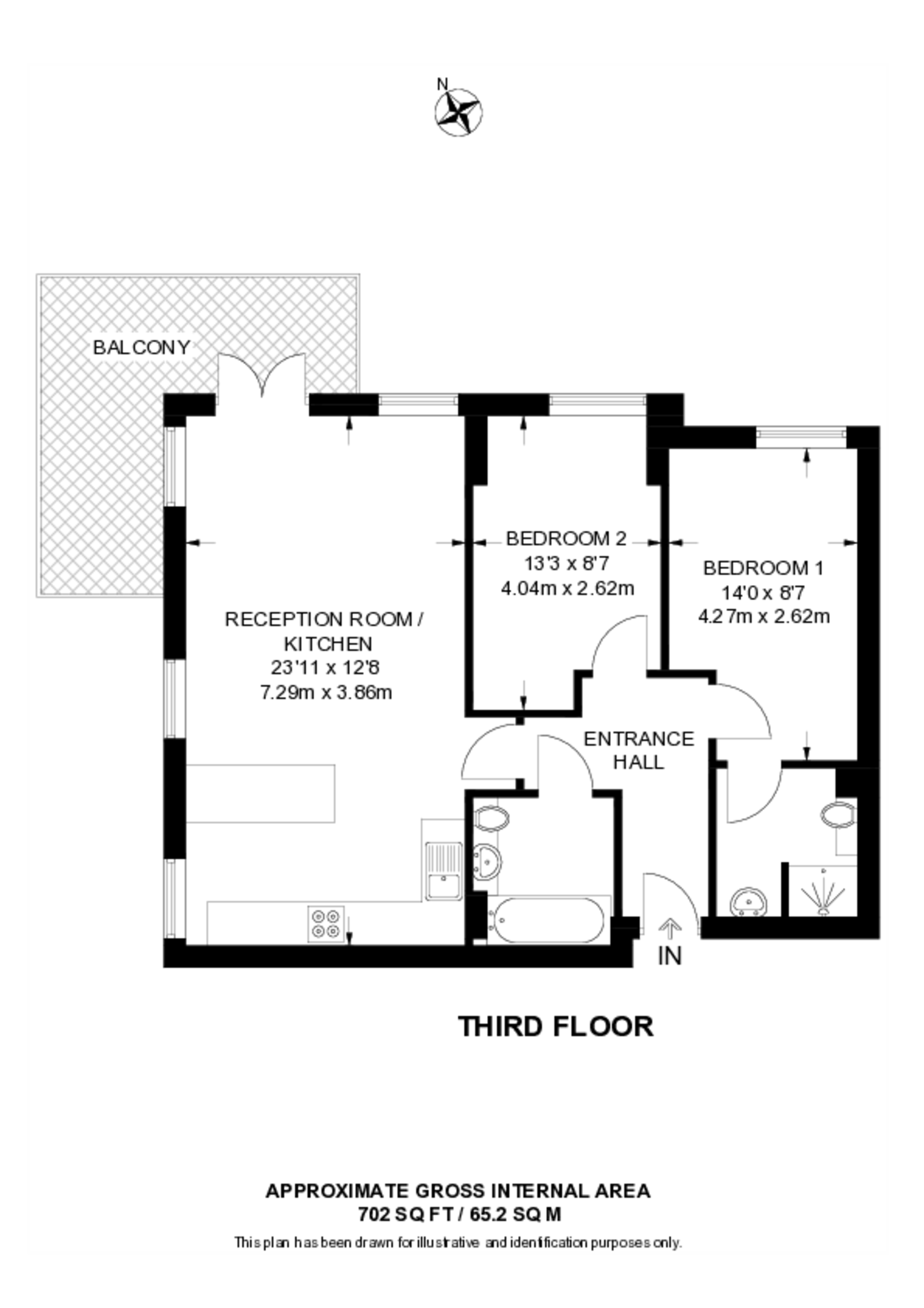 Butterfield House, Woolwich floorplan