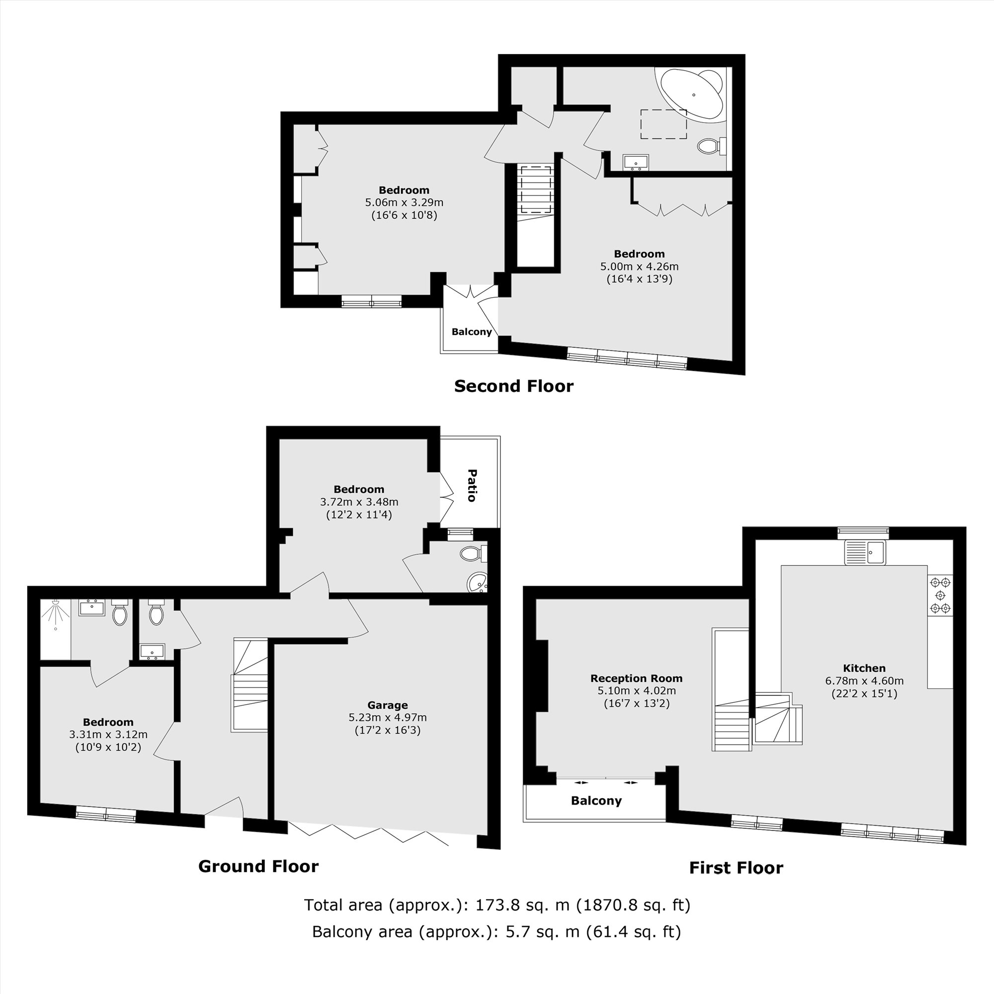2, Cobham Mews, London floorplan