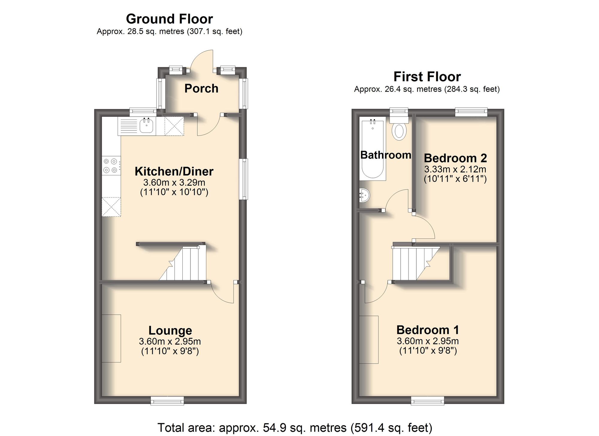190 Manor Road, Chesterfield floorplan
