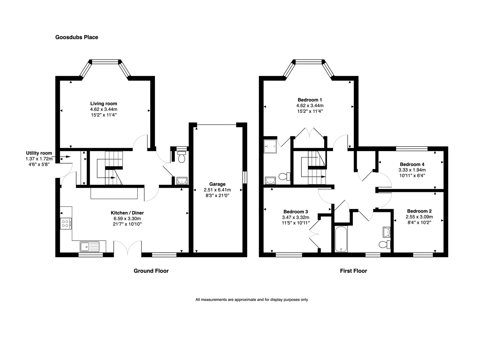 3, Goosedubs Place, Falkirk floorplan
