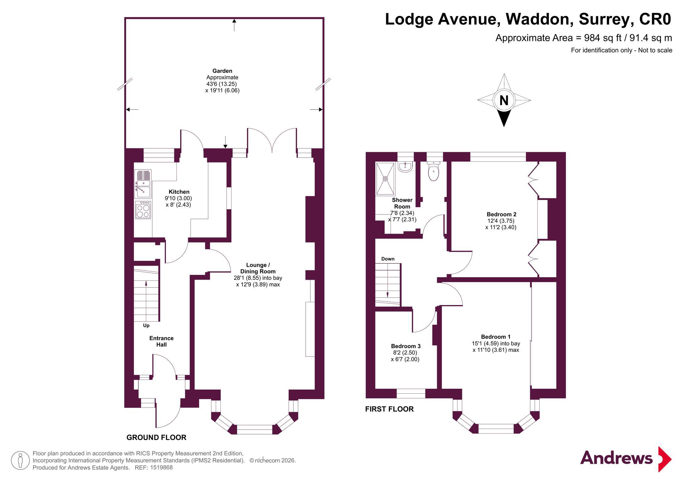 10, Lodge Avenue, Surrey floorplan