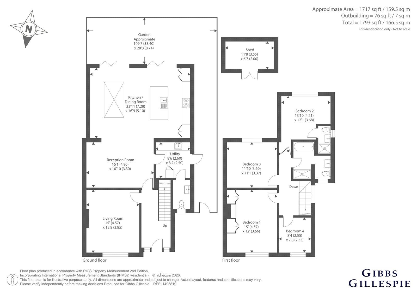 3, Sherwoods Road, Hertfordshire floorplan