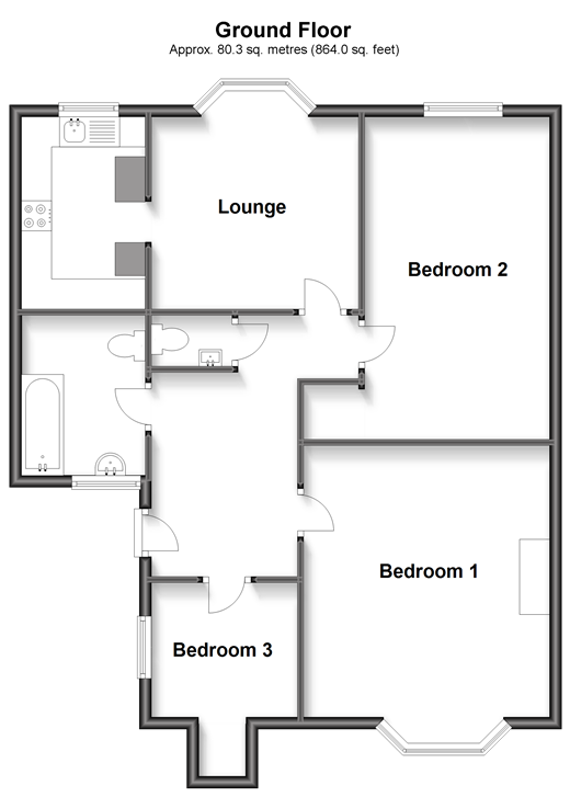 Arthurs Hill, Shanklin, Isle Of Wight PO37, 3 bedroom flat for sale