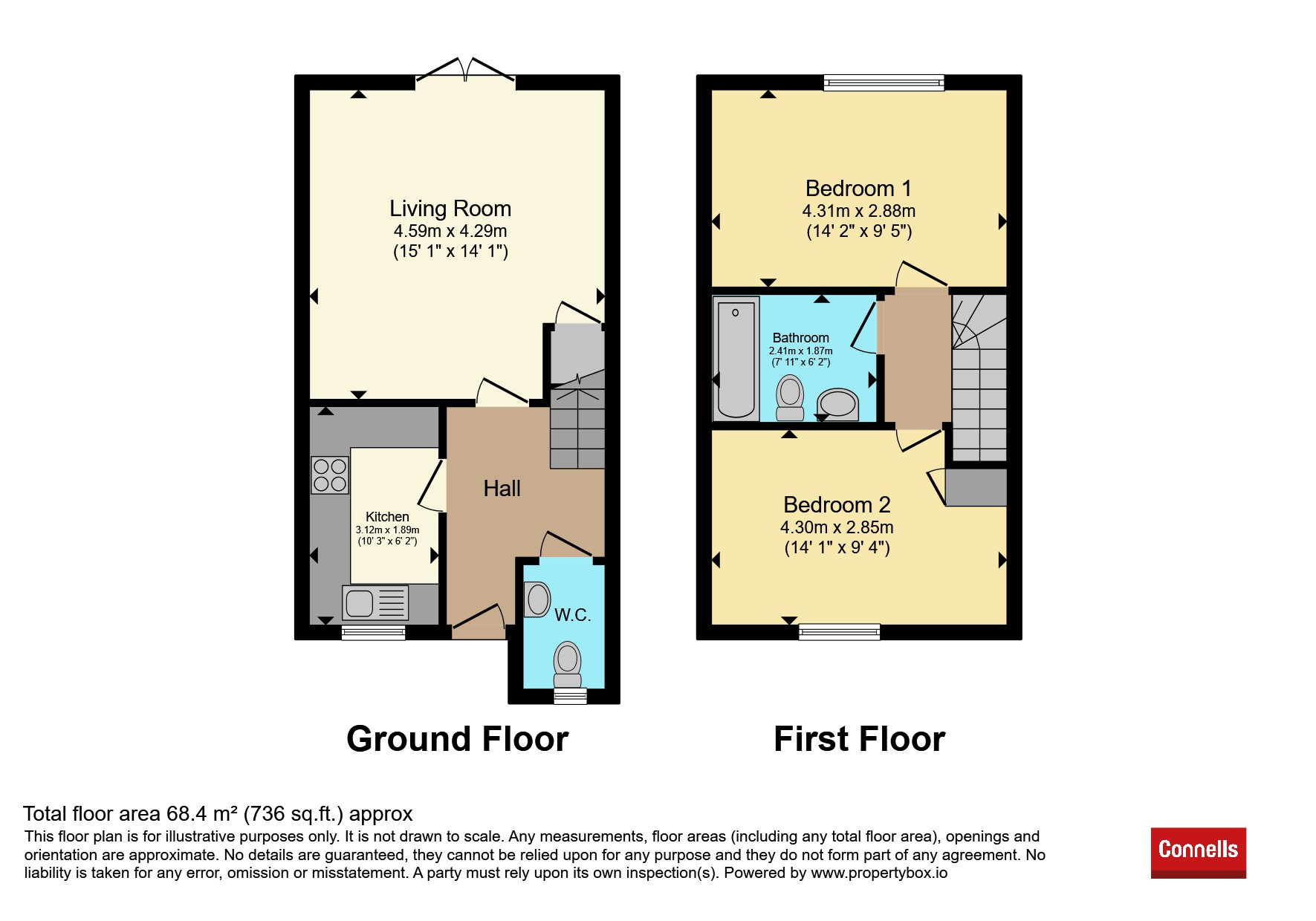 5, Moncrief Drive, Melton Mowbray floorplan