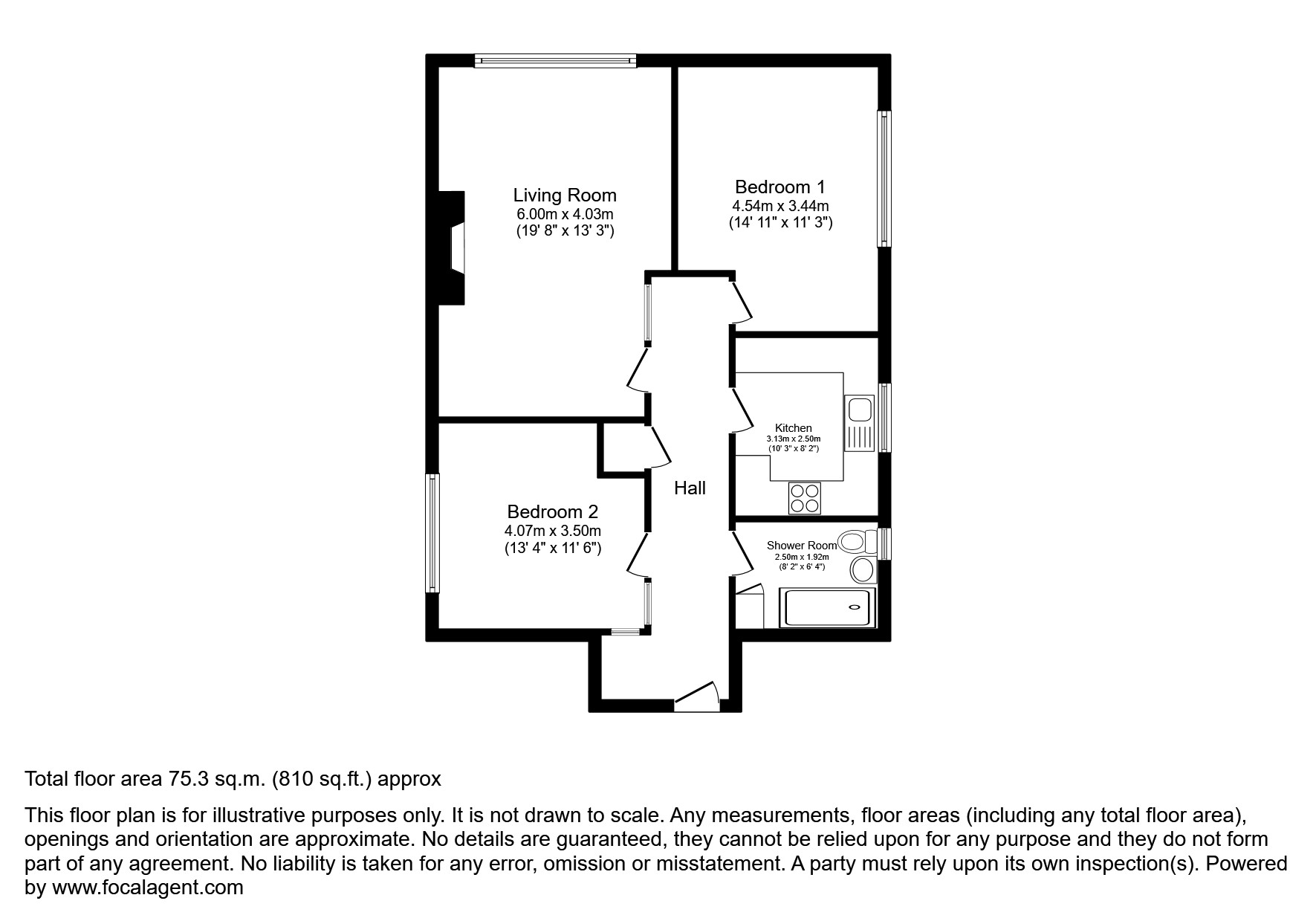 3, Haslam Court, Deane floorplan