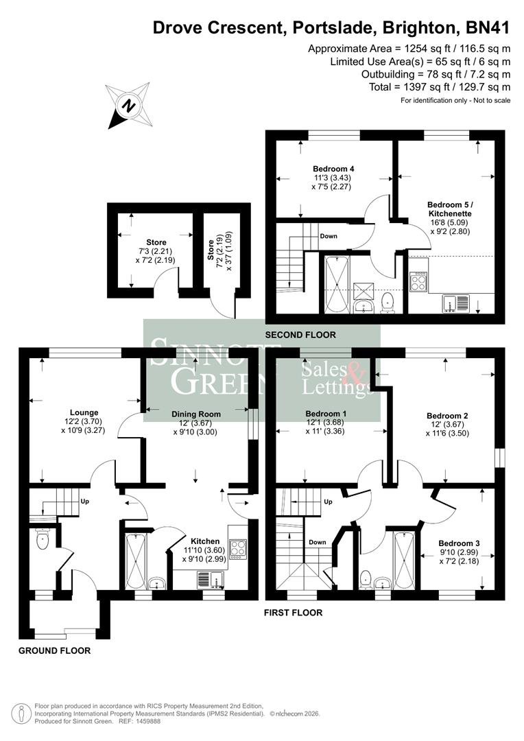 12, Drove Crescent, Portslade floorplan