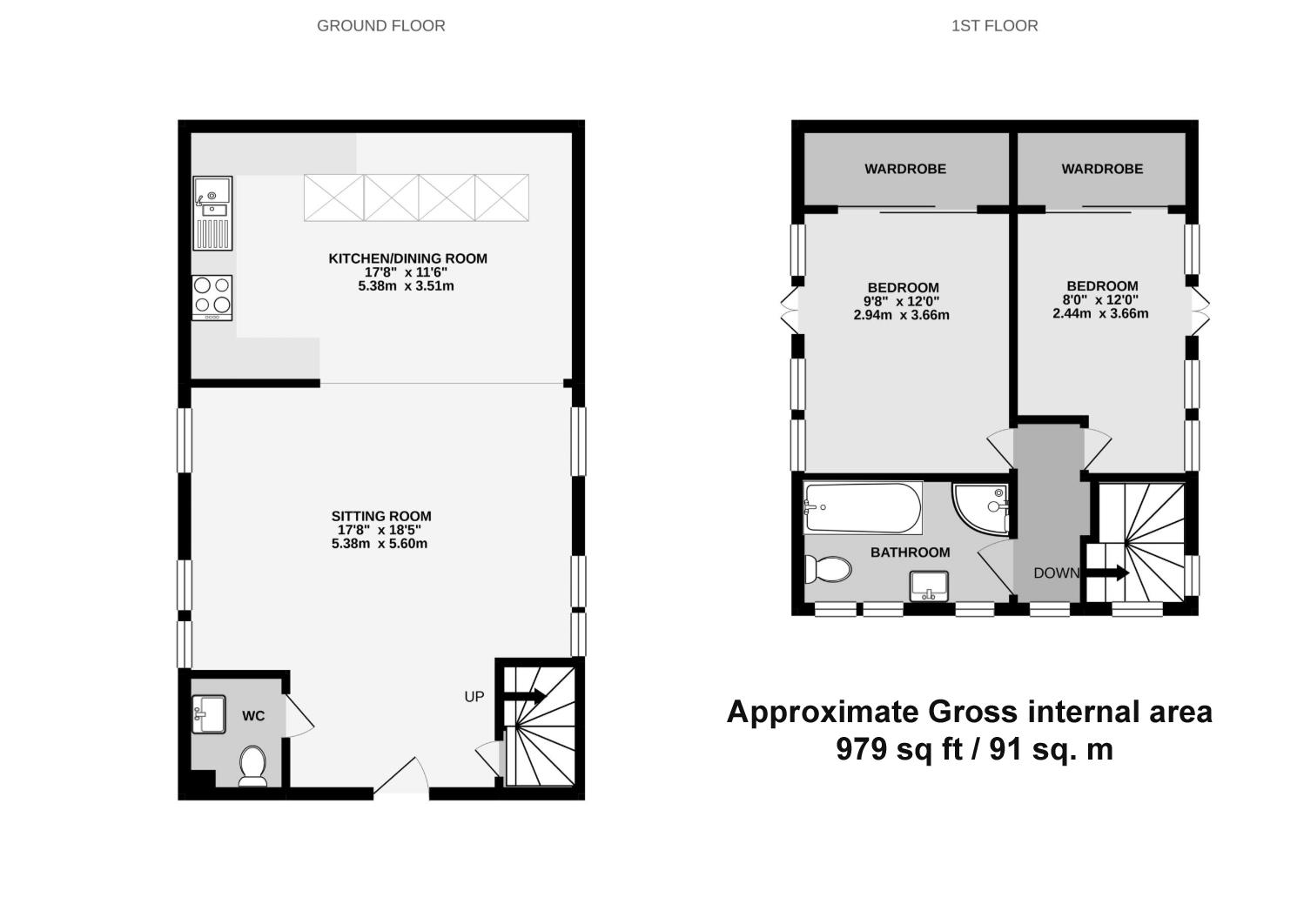 Butchers Cottage, Southdowns Park, Haywards Heath floorplan
