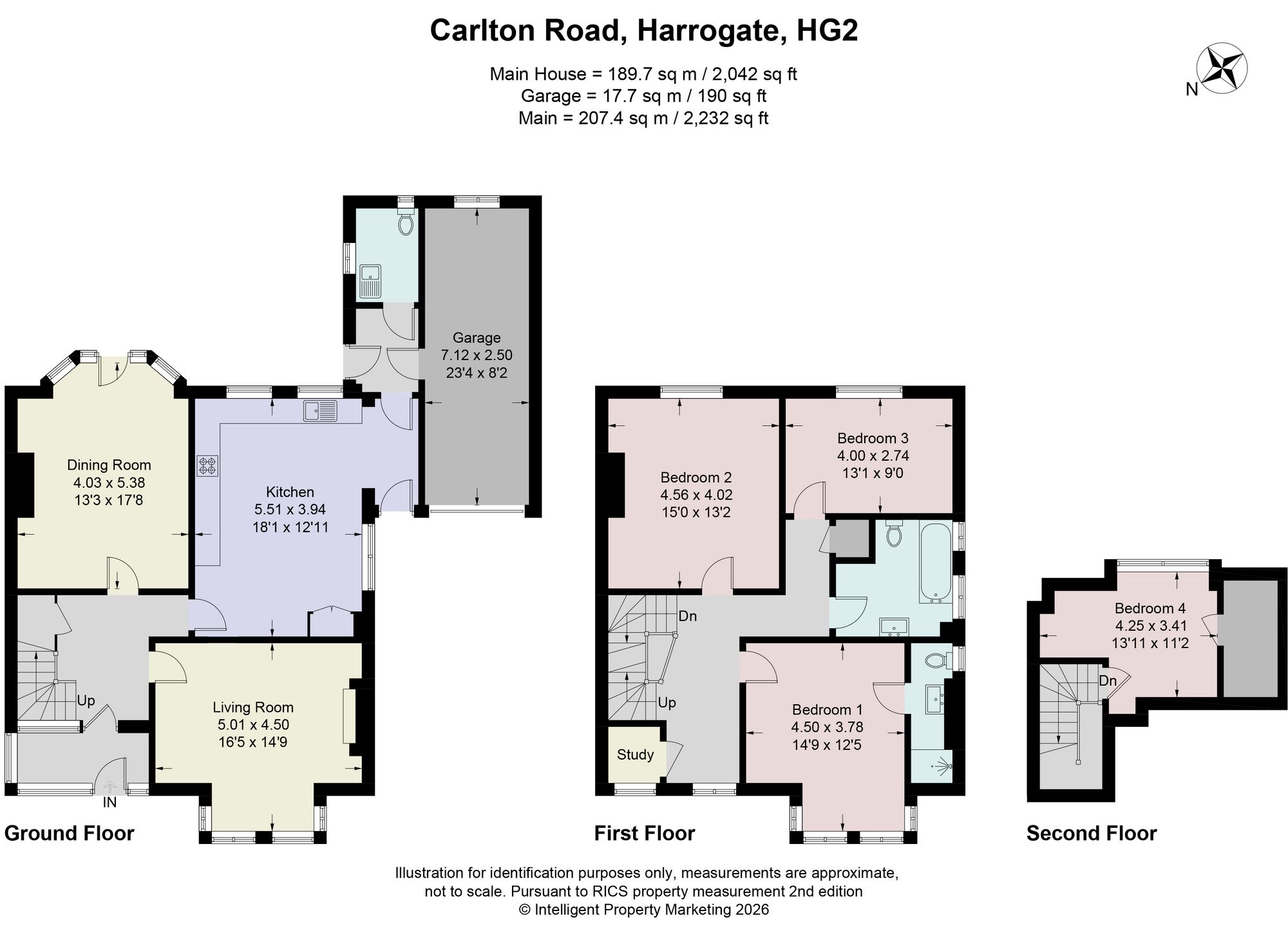 5 Carlton Road, Harrogate floorplan
