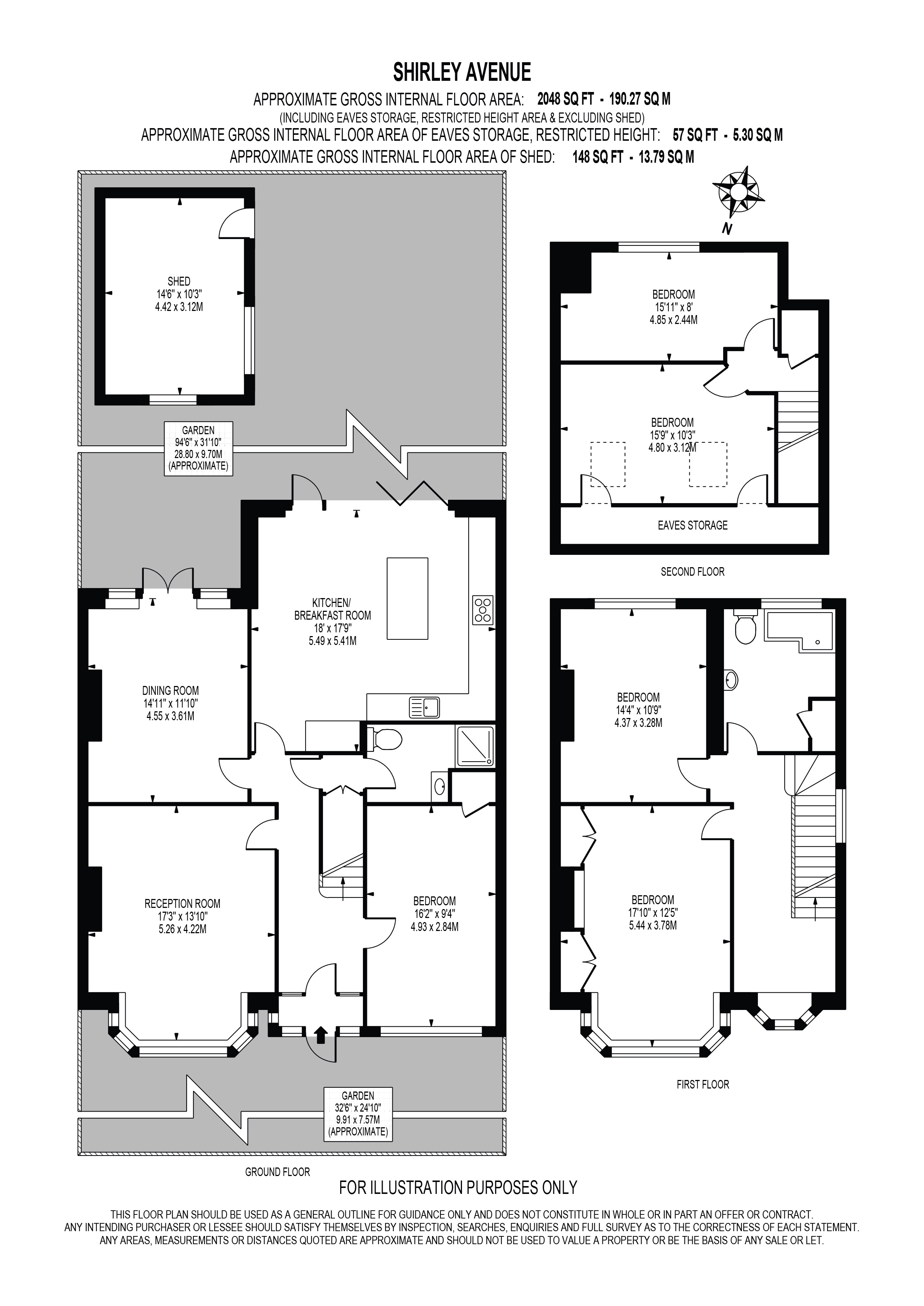 18, Shirley Avenue, Surrey floorplan