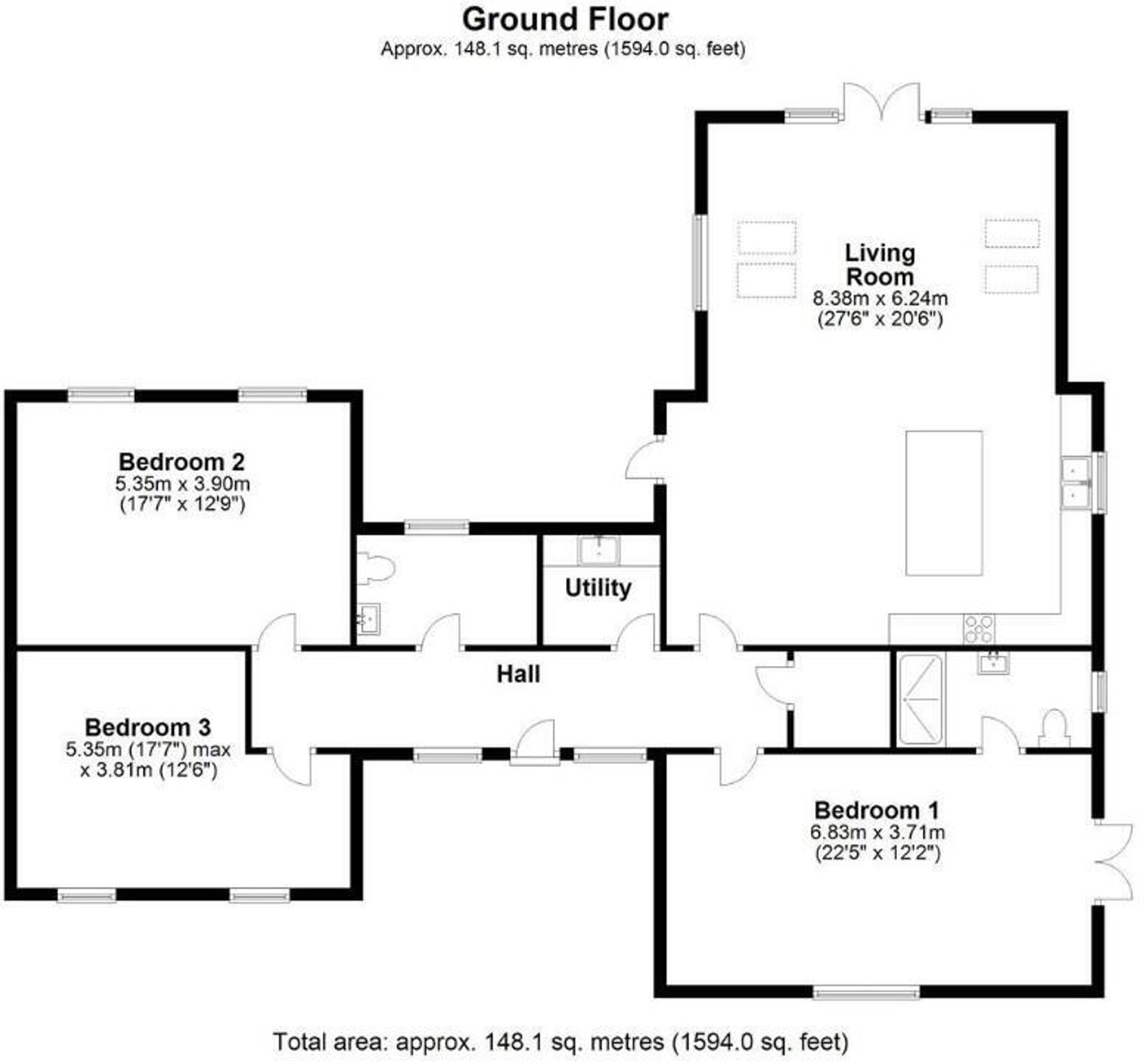 9 Bonningtons Yard Station Road, Bishop's Stortford floorplan