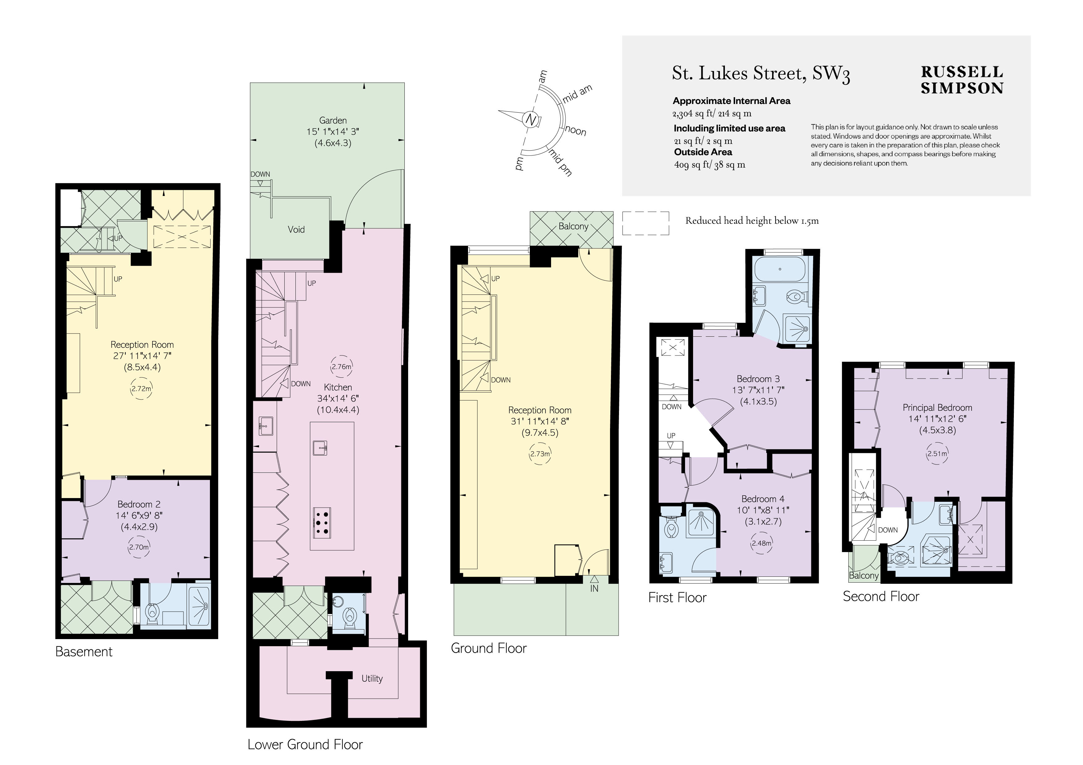 14, St Luke's Street, Chelsea floorplan