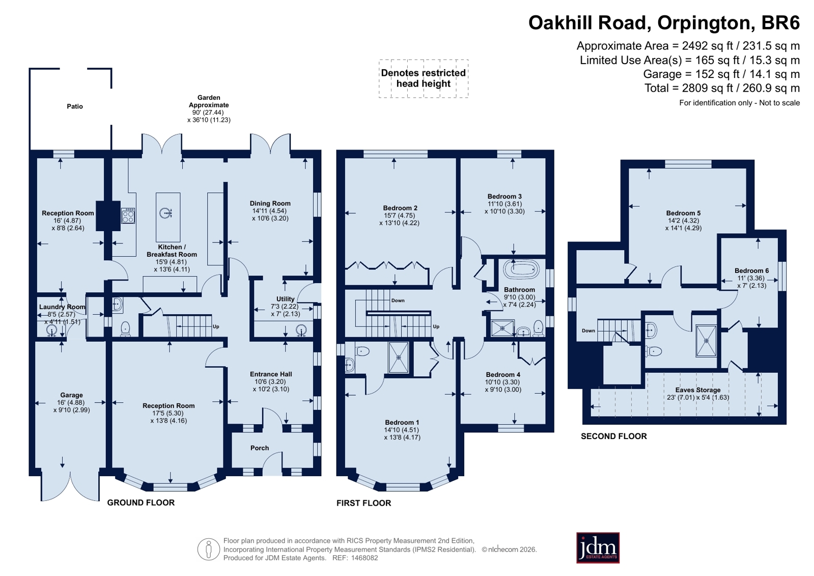 3, Oakhill Road, Orpington floorplan