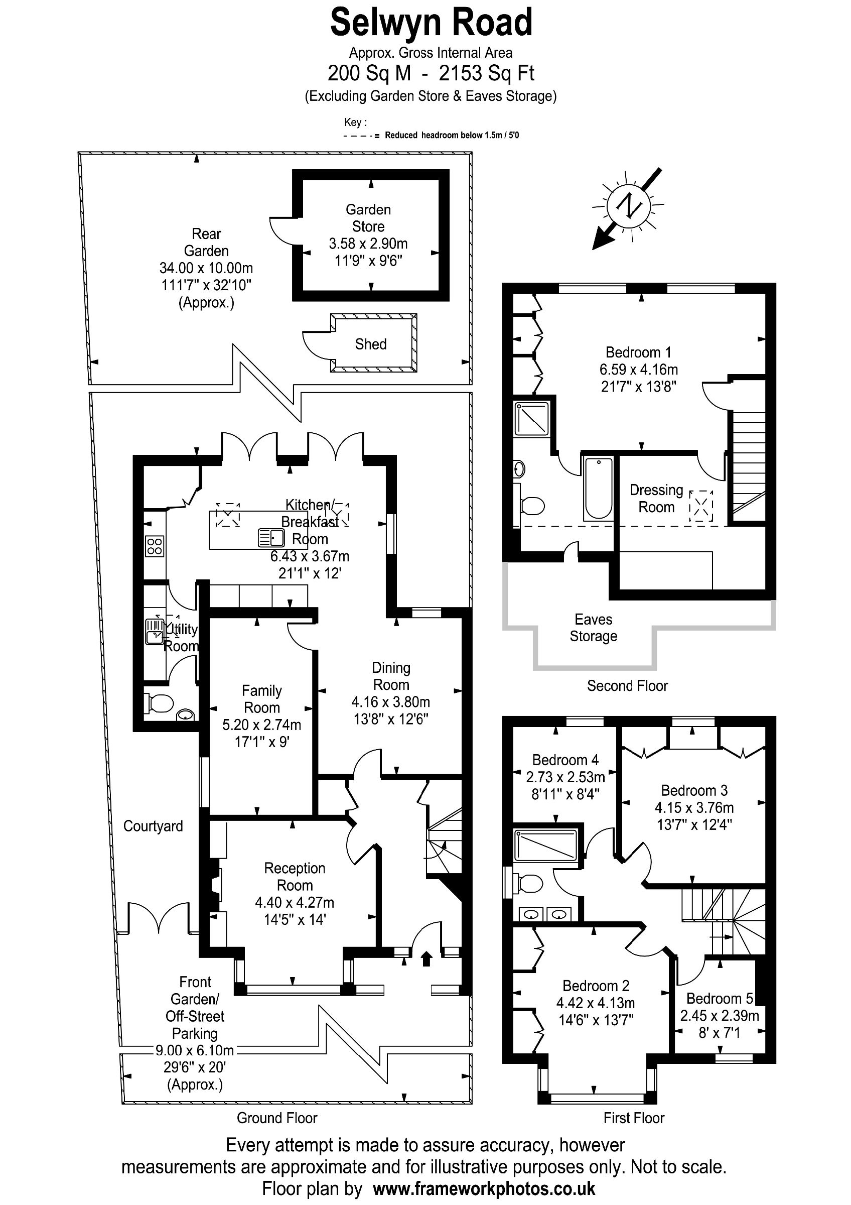 16 Selwyn Road, New Malden floorplan