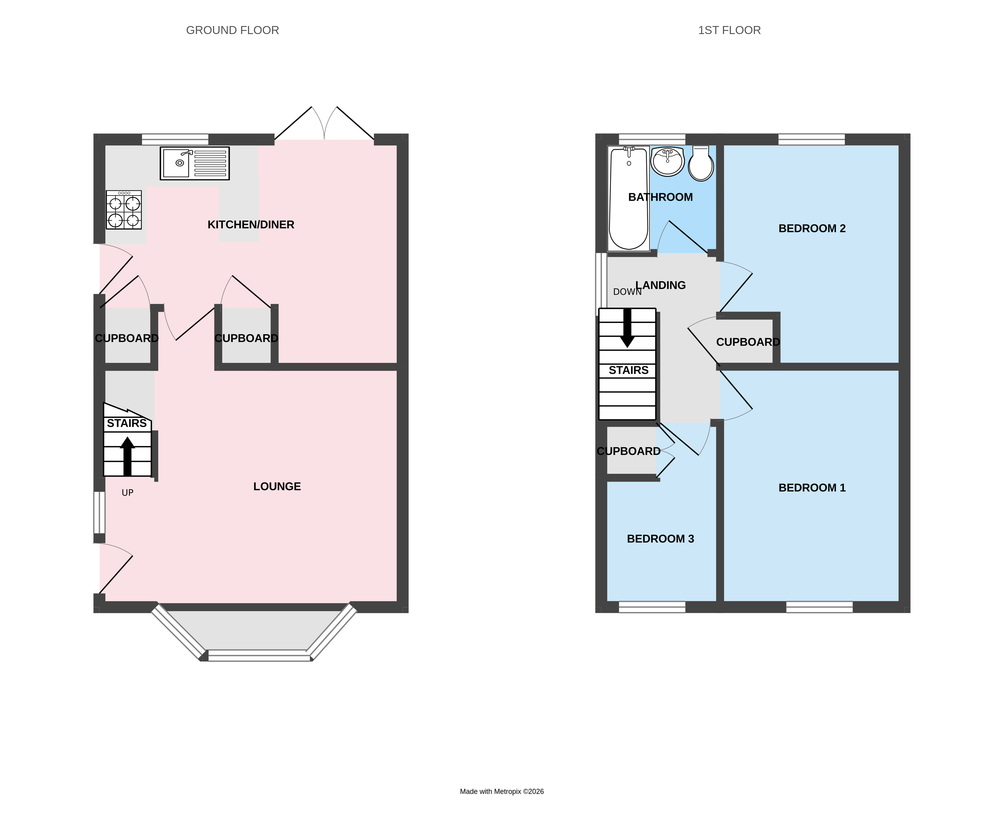 22, Hollyhurst, Staffordshire floorplan