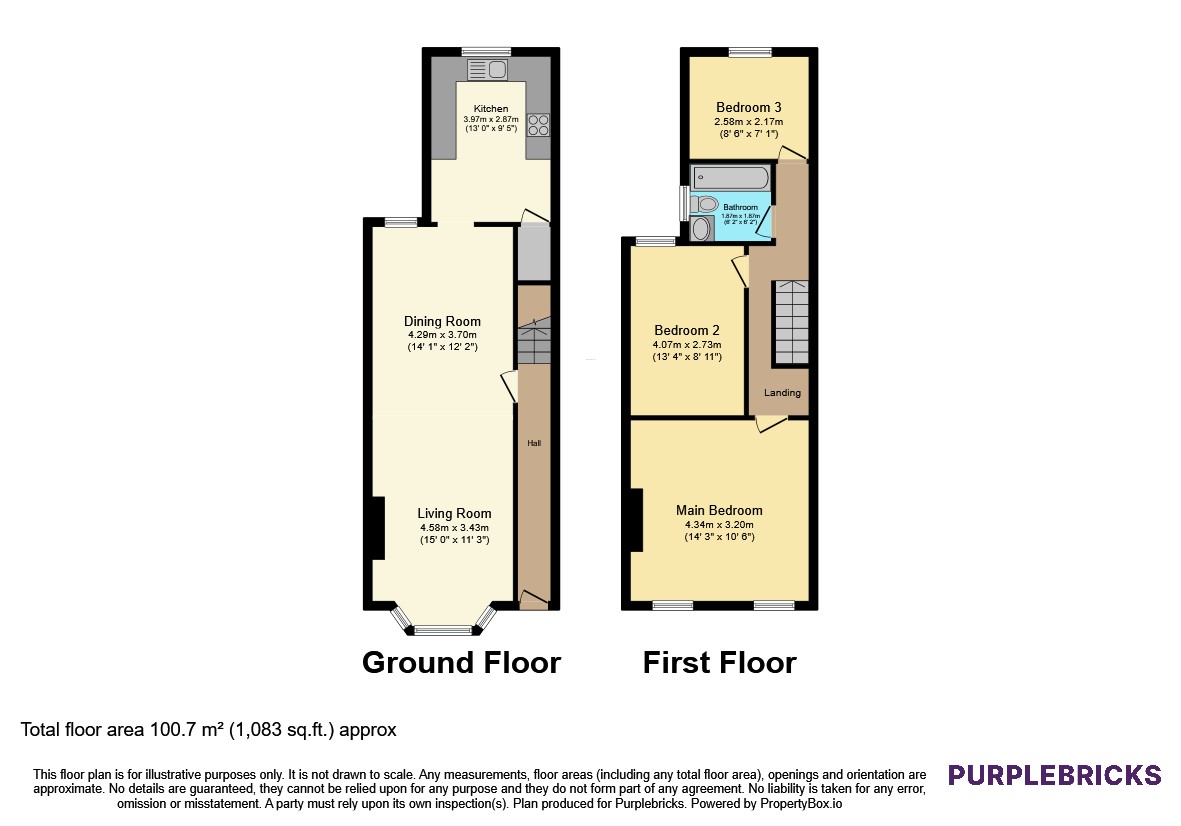 43, Bromley Avenue, Manchester floorplan