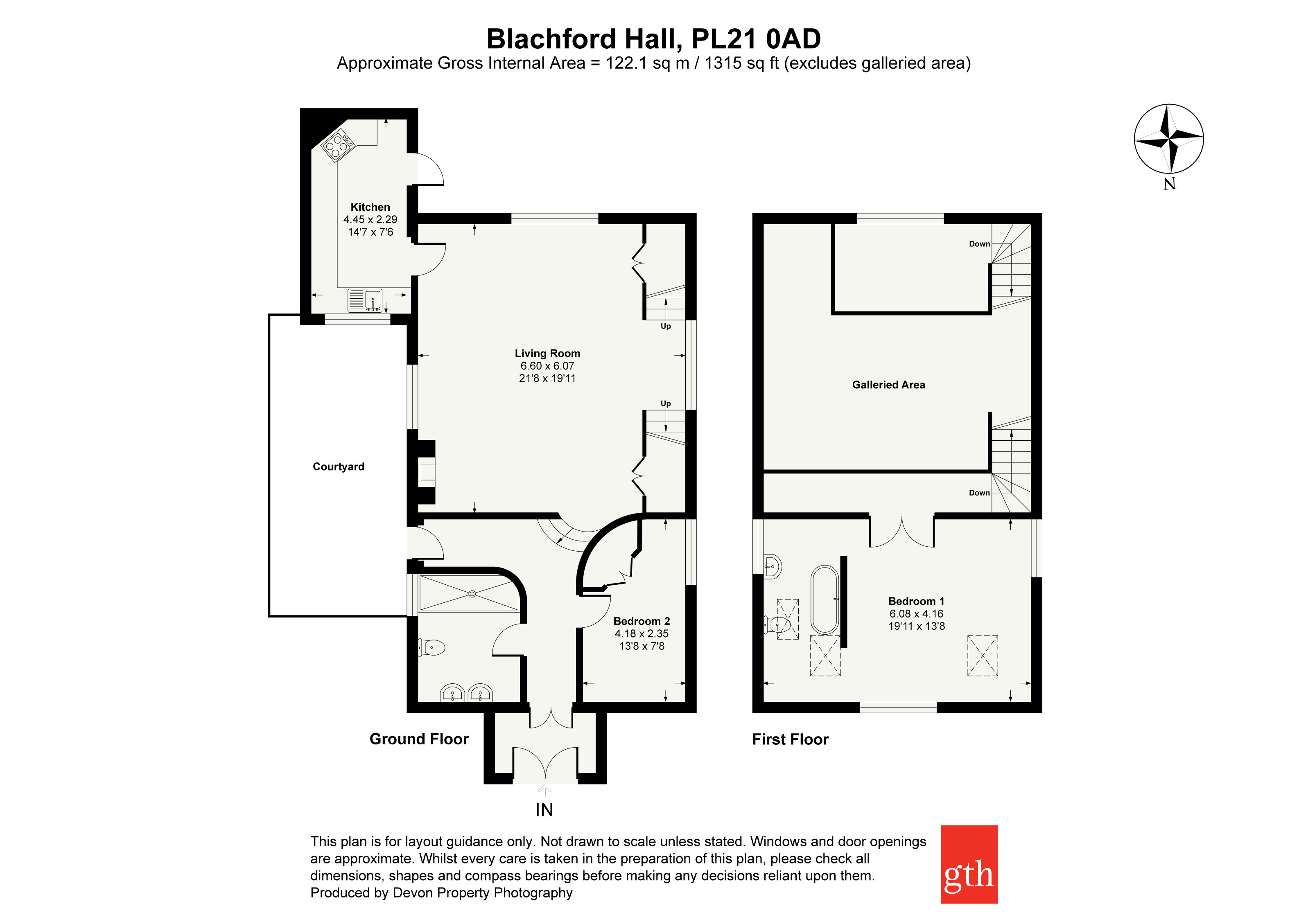 Blachford Hall,, Blachford Road, Devon floorplan