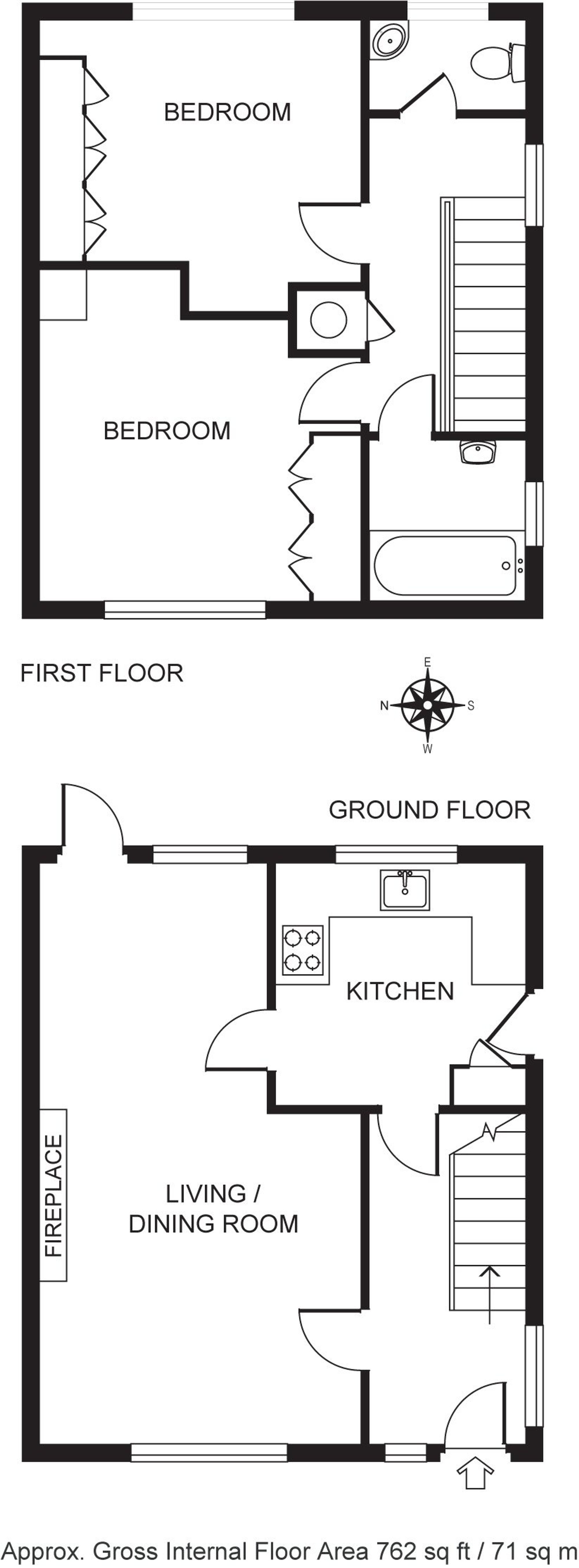 14 Broomdashers Road, Crawley floorplan