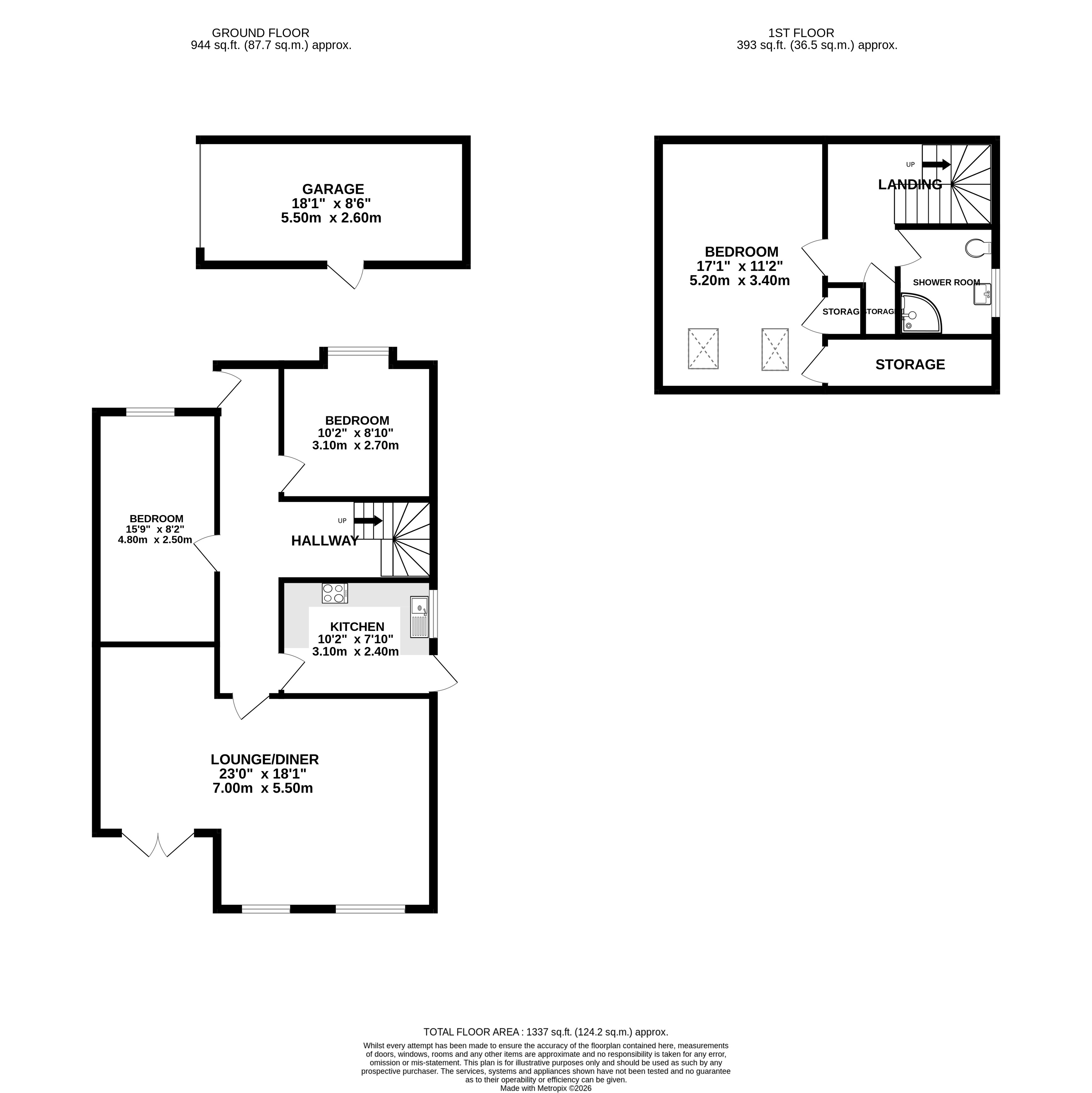 3 Giles Court, Norwich Road, Claydon floorplan