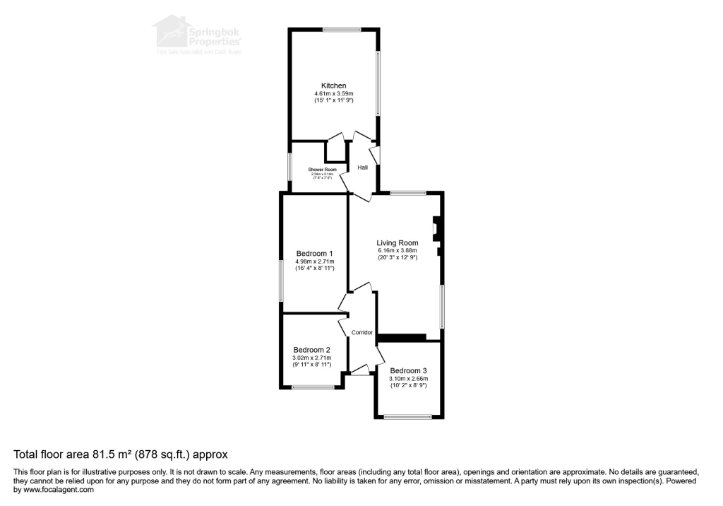 17, High Terrace, Holyhead floorplan