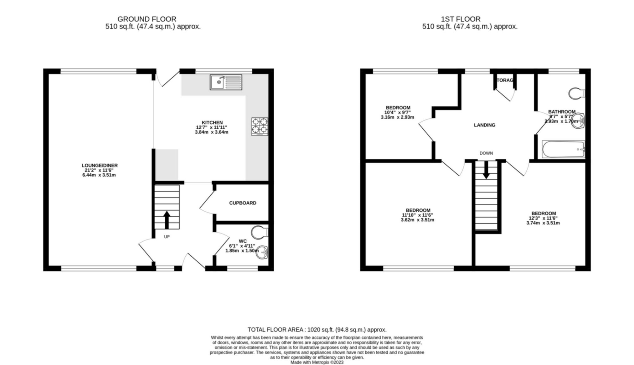67, Weavers Way, Dover floorplan
