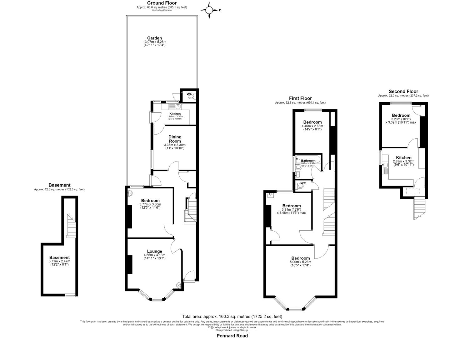 45, Pennard Road, London floorplan