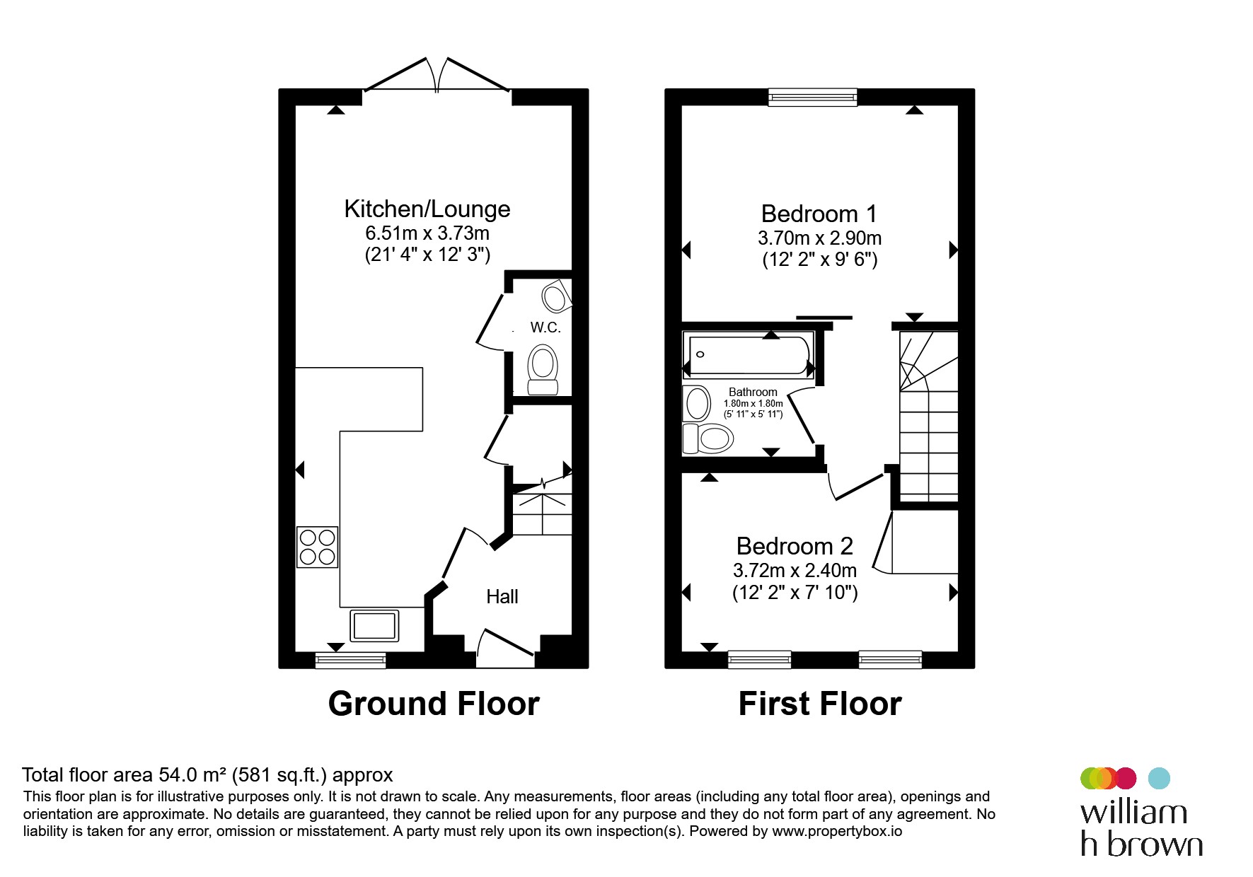 16, Cole Way, BISHOP'S STORTFORD floorplan