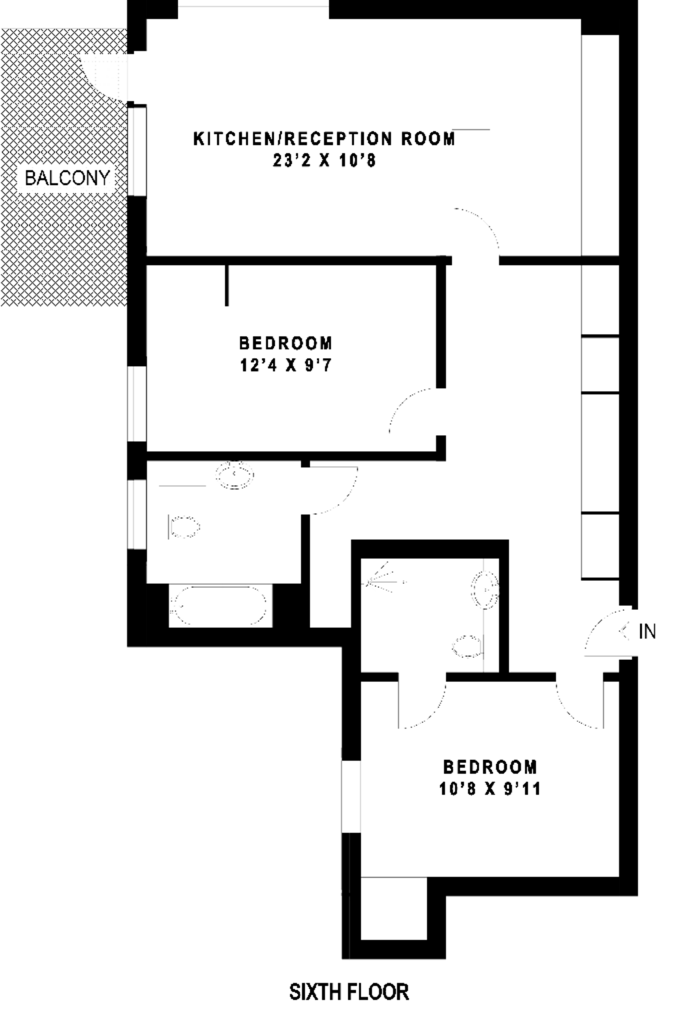 Hallsville Quarter, Canning Town floorplan