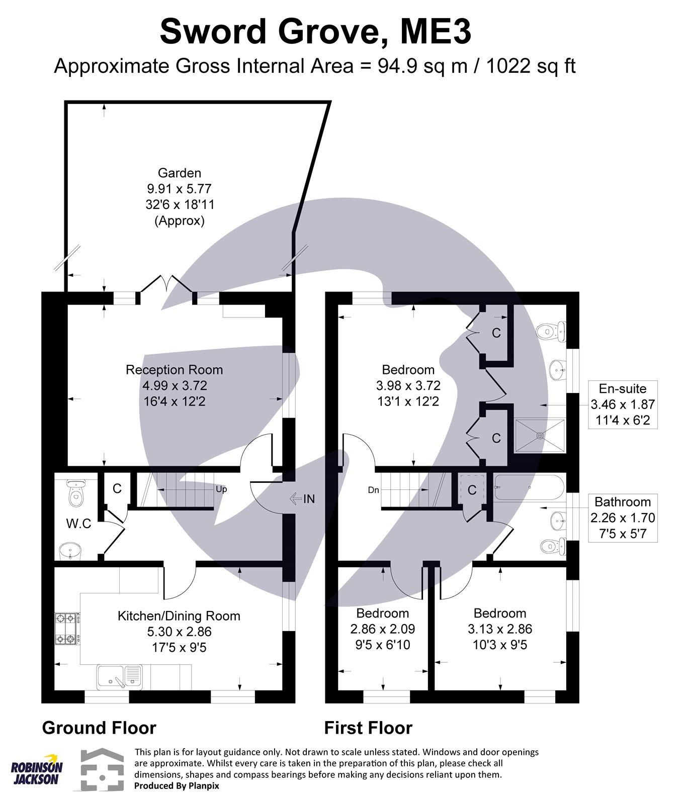 2, Sword Grove, Rochester floorplan