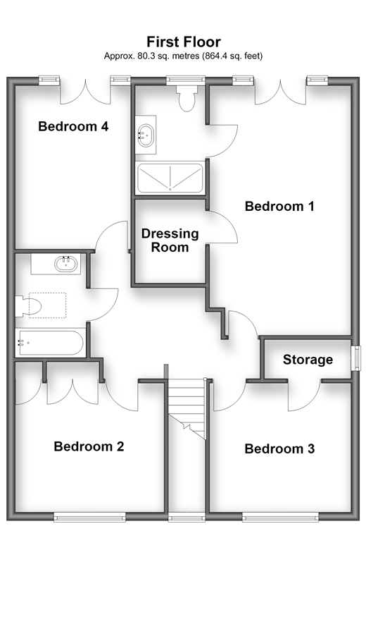 Wick Beech Avenue, Wickford floorplan
