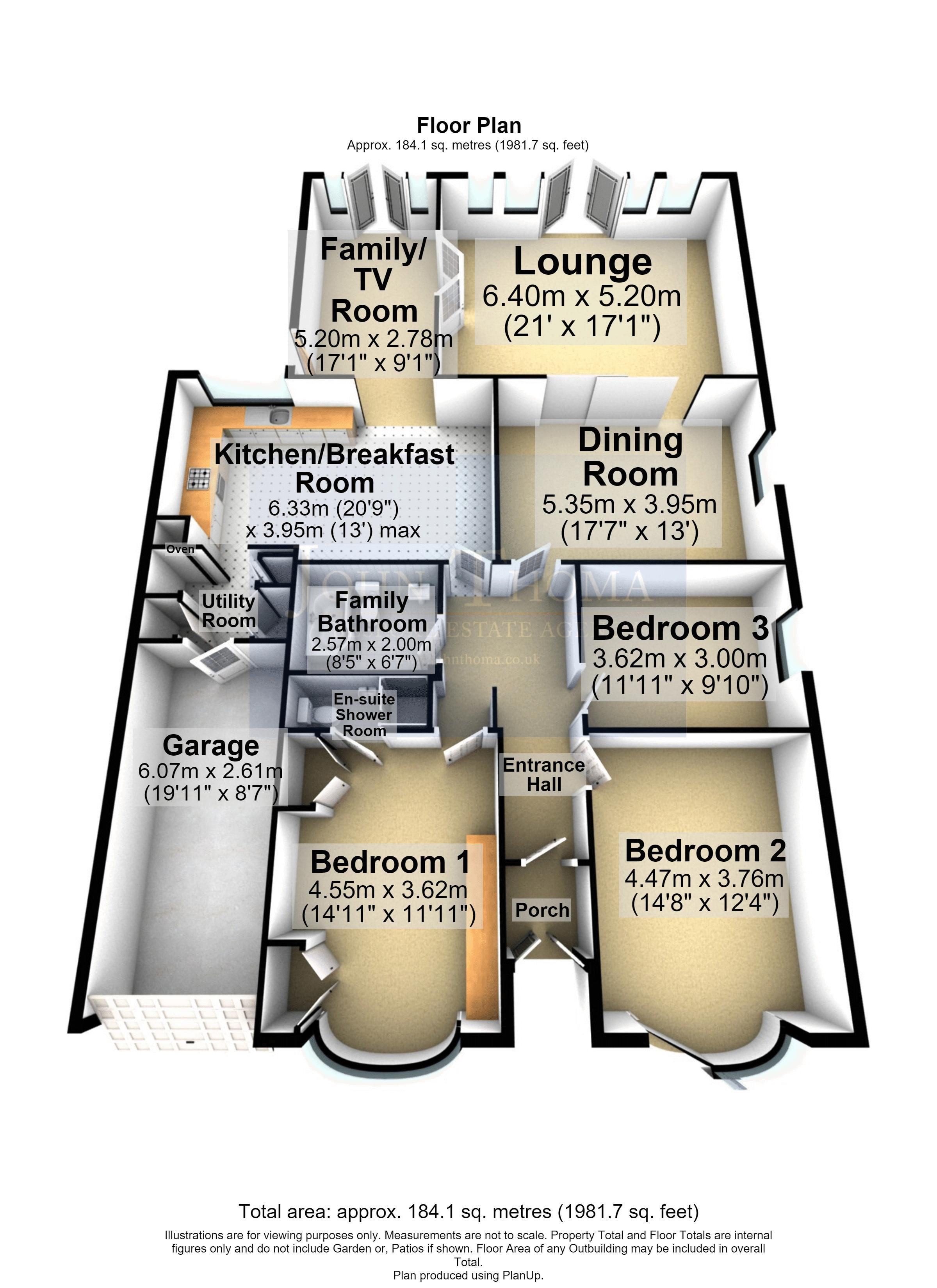 53, Tomswood Road, Chigwell floorplan