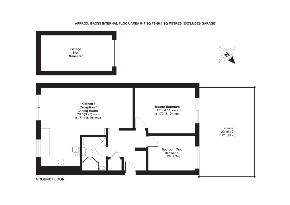 Flat 4,, Southcote Manor, Reading floorplan
