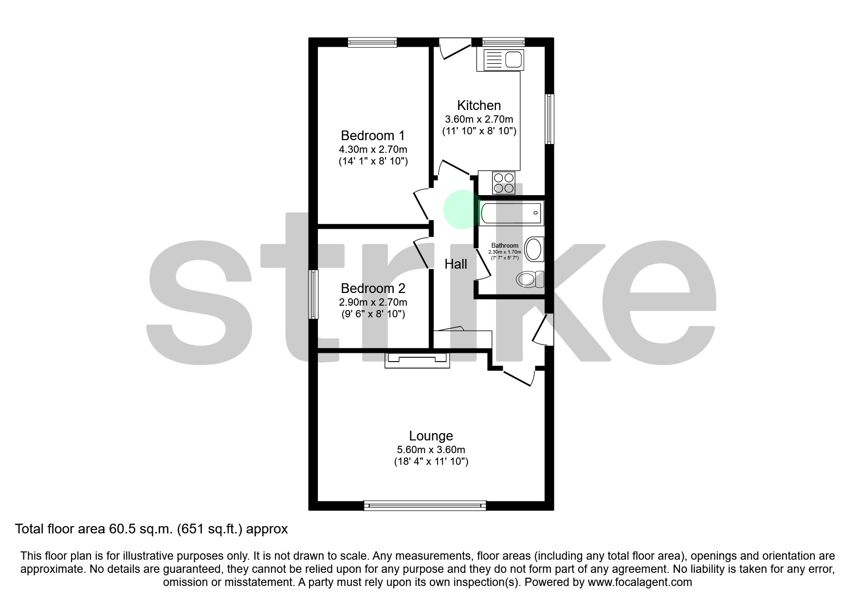 Coldyhill Lane, Scarborough YO12, 2 bedroom bungalow for sale