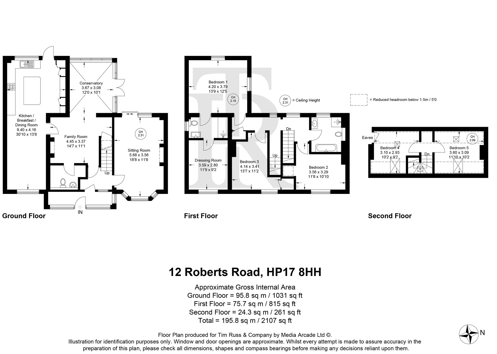 12 Roberts Road, Aylesbury floorplan