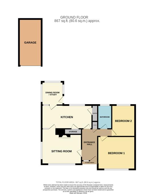 Dixon Drive, Lowestoft floorplan