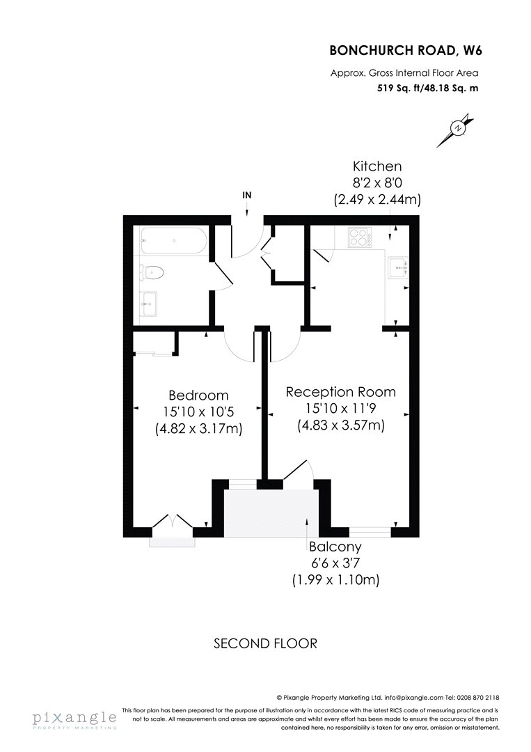 169, Bonchurch Road, London floorplan