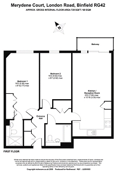 2 Bedrooms Flat to rent in Merydene Court, Binfield, Berkshire RG42