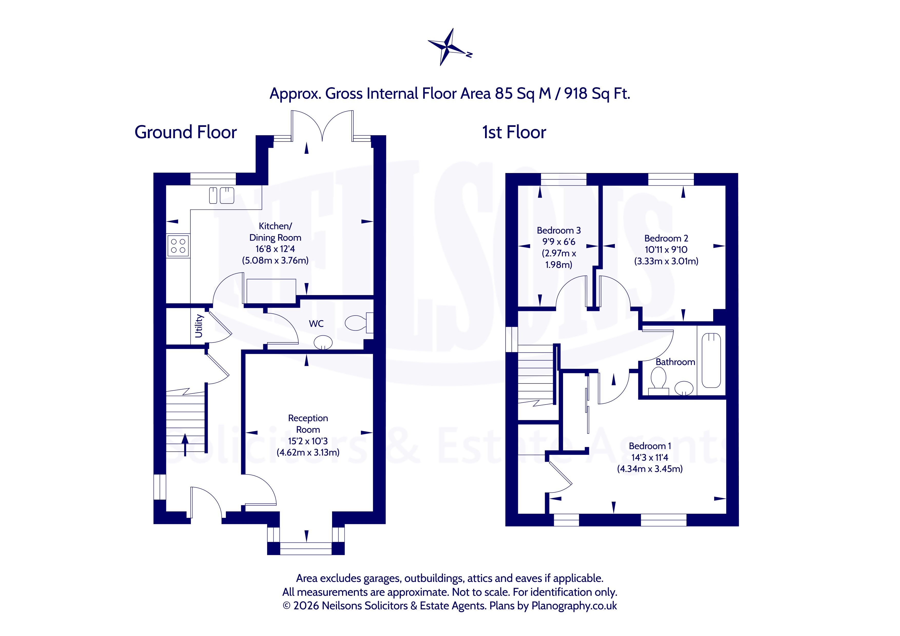 14, Hopper Gardens, Edinburgh floorplan