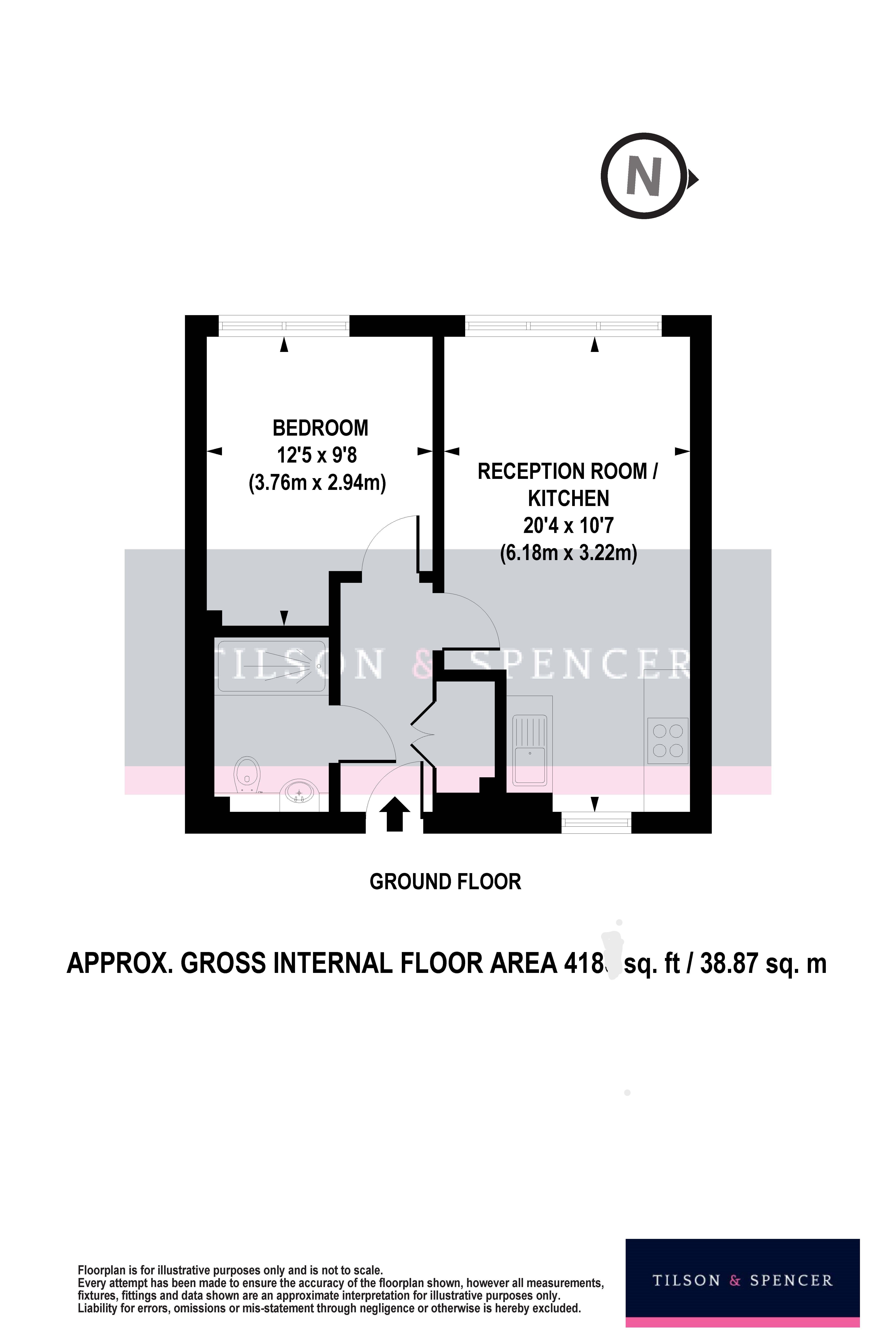 Flat 4 Pippin House, Apple Tree Road, London floorplan
