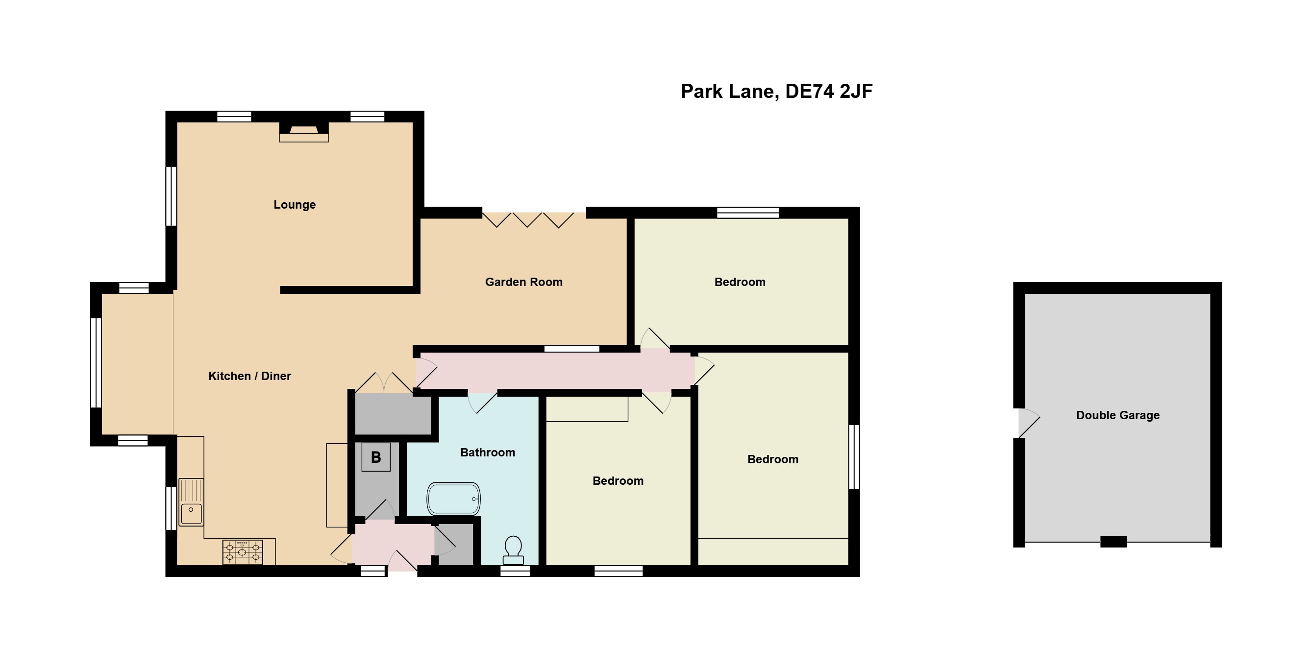 1, Park Lane, Derby floorplan