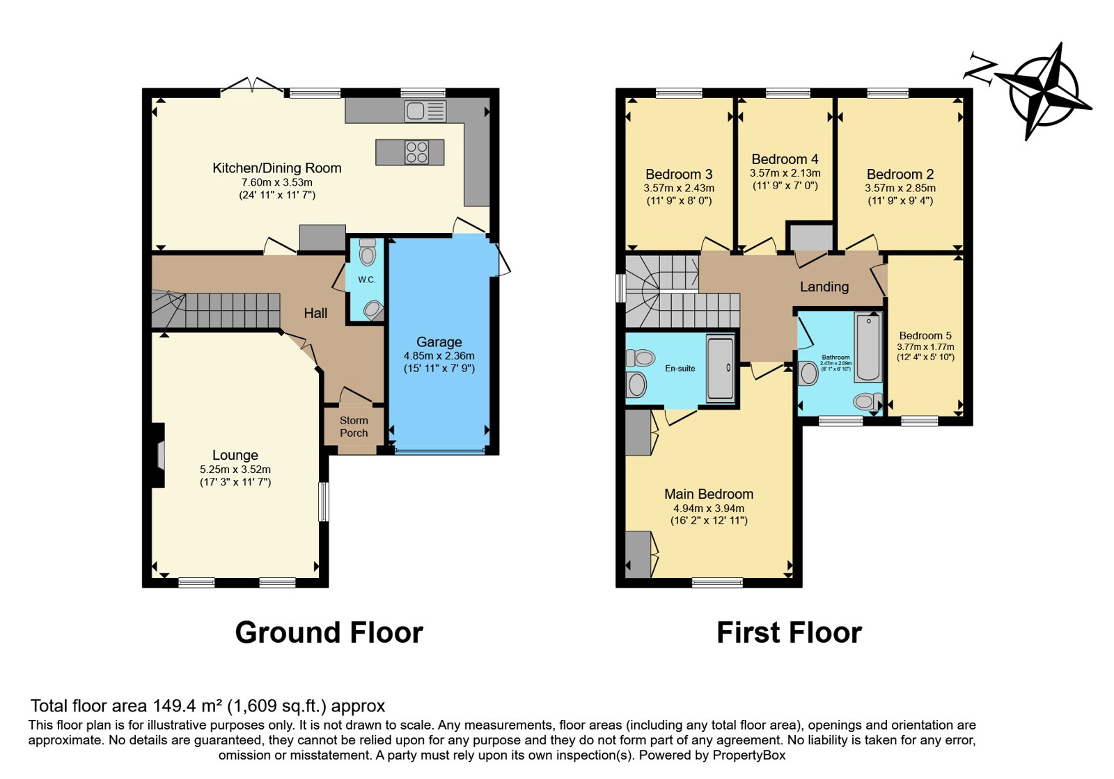 2, Church View, Staffordshire floorplan
