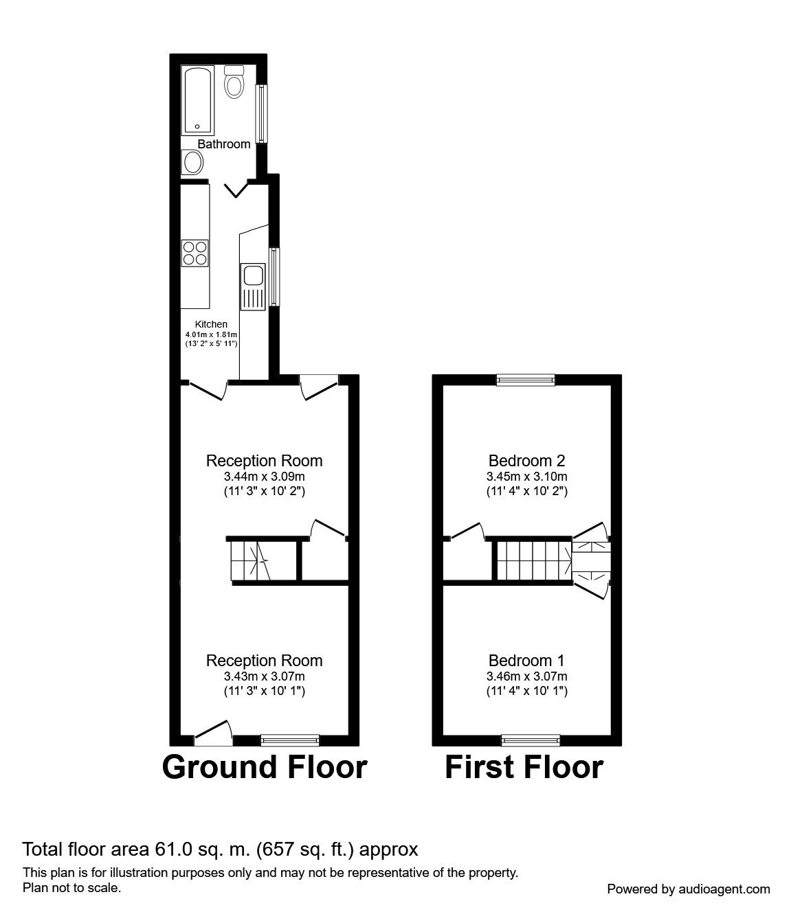 2 bed terraced house for sale in Castle Street, Greenhithe DA9 Zoopla