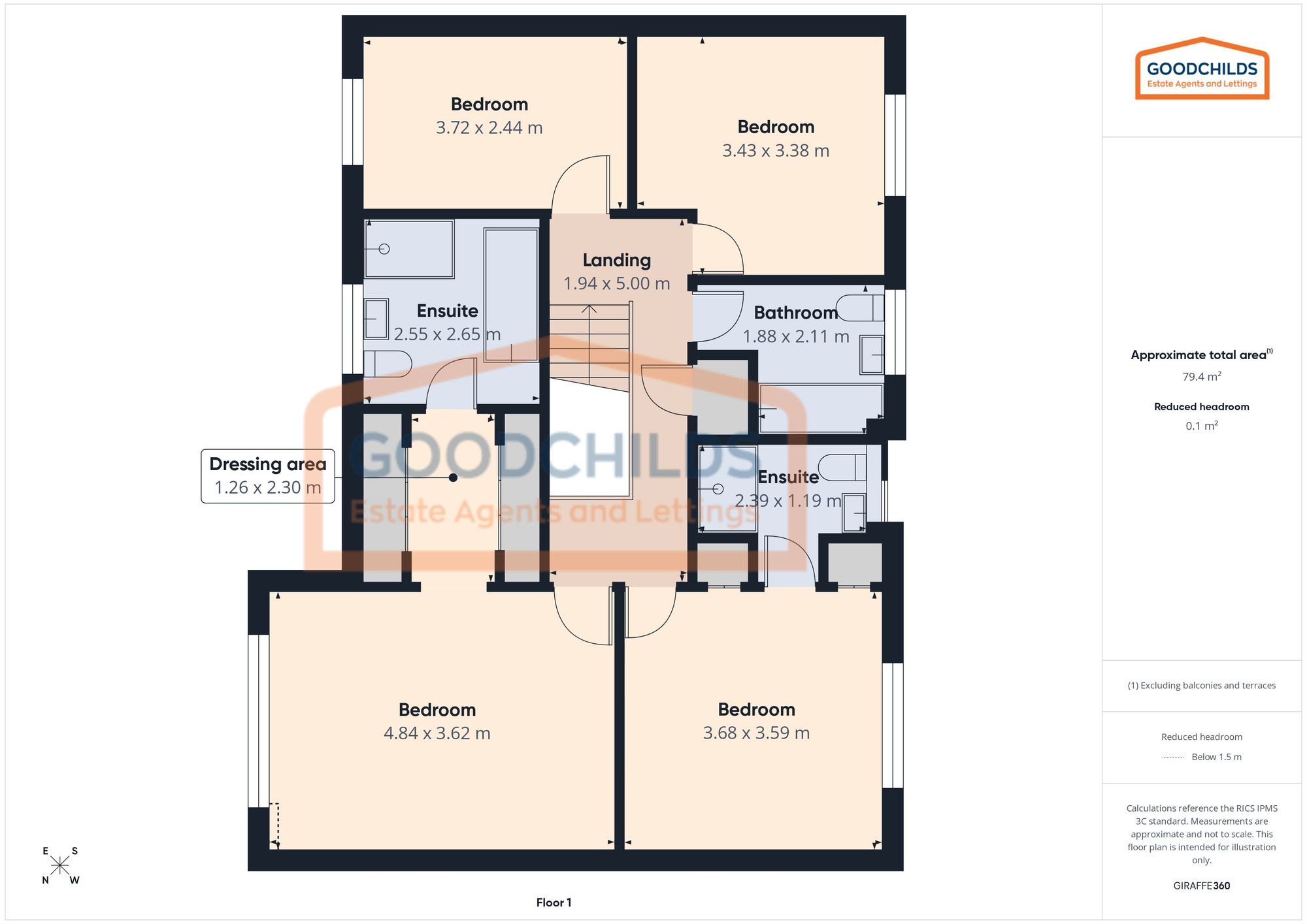 23 Holmbridge Grove, Walsall floorplan