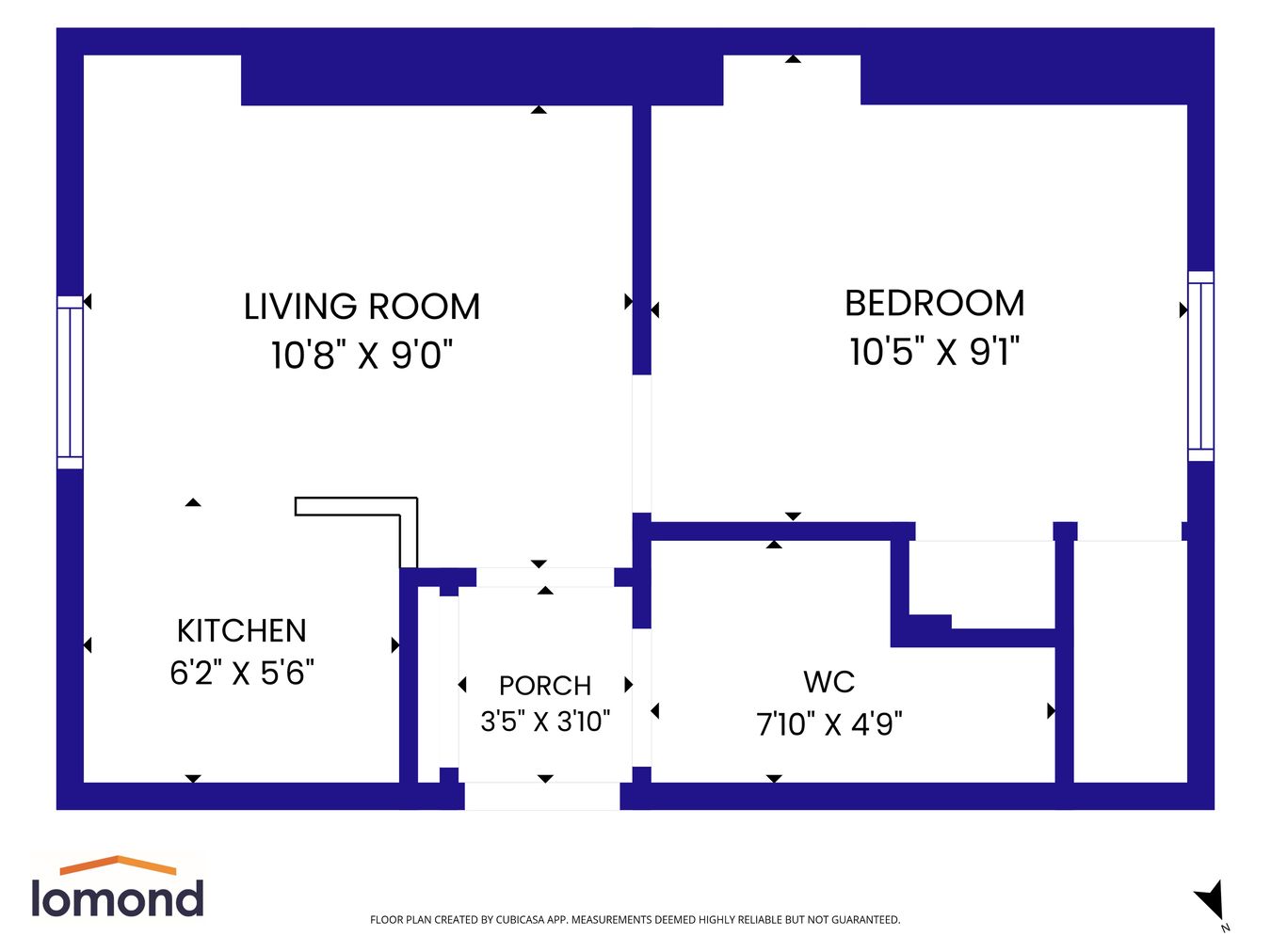 Flat B, 22, Welltrees Street, Maybole floorplan