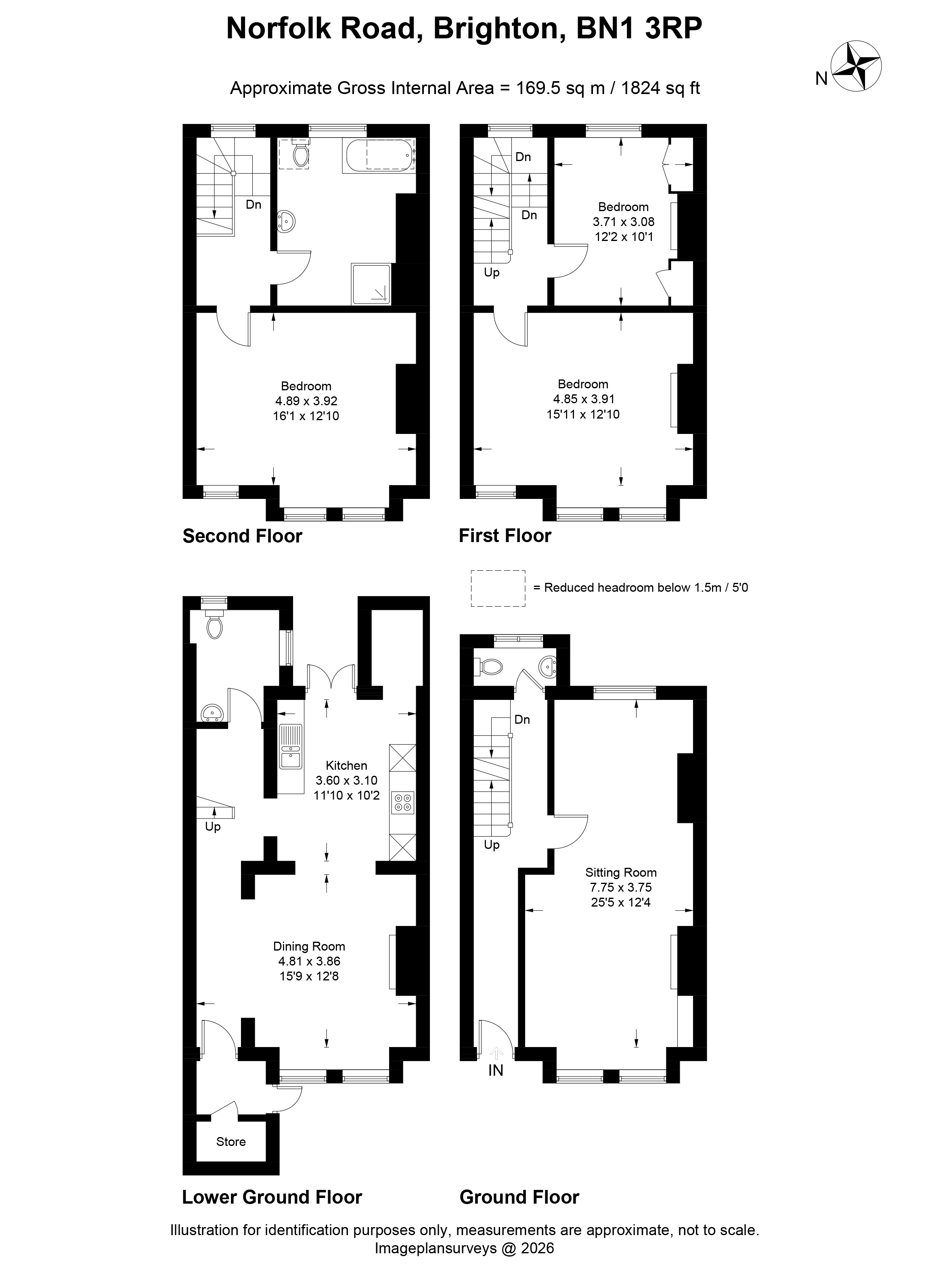 49, Norfolk Road, Brighton floorplan