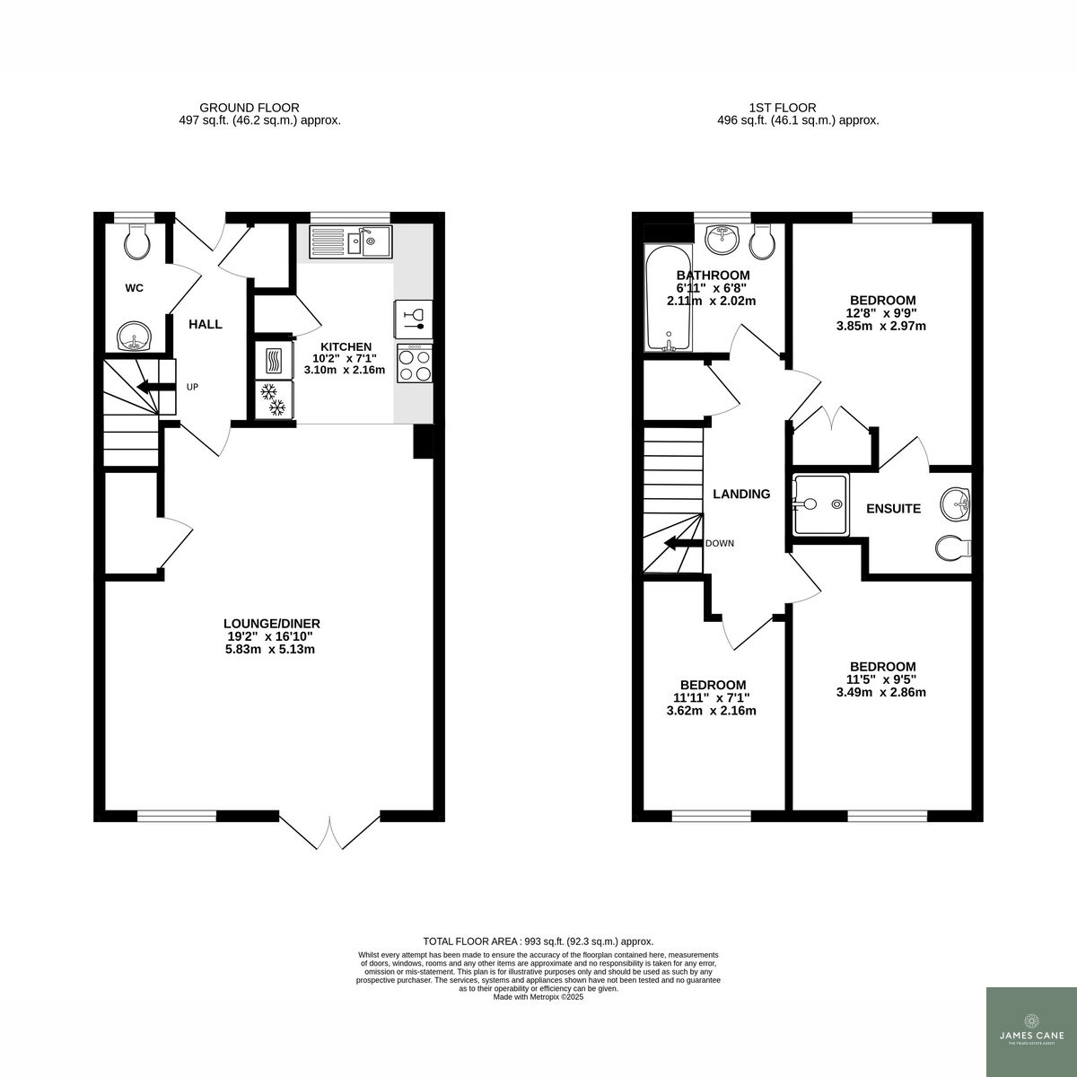 11, Great Close Road, Truro floorplan