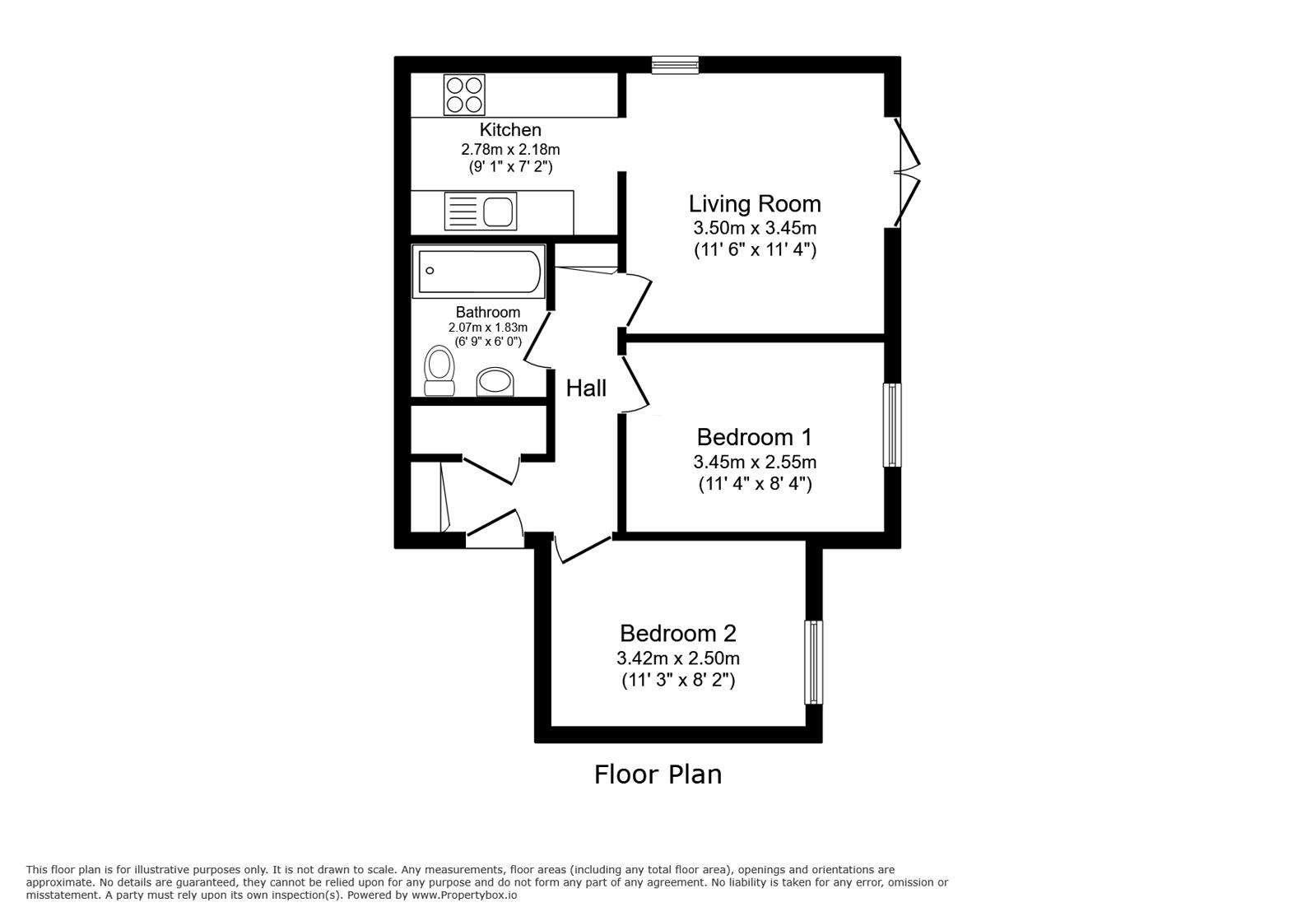 6, Knowles Close, West Drayton floorplan
